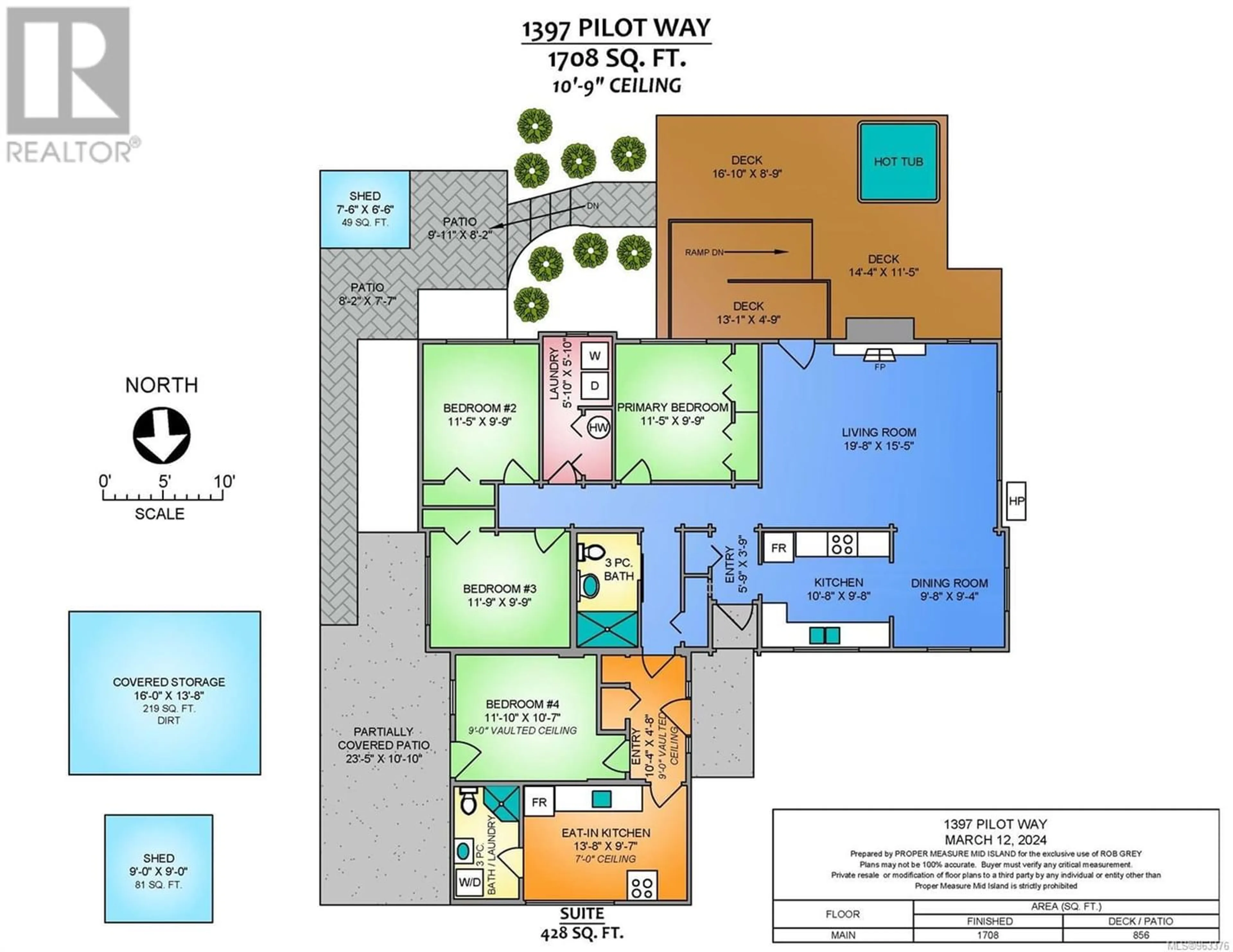 Floor plan for 1397 Pilot Way, Nanoose Bay British Columbia V9P9B8