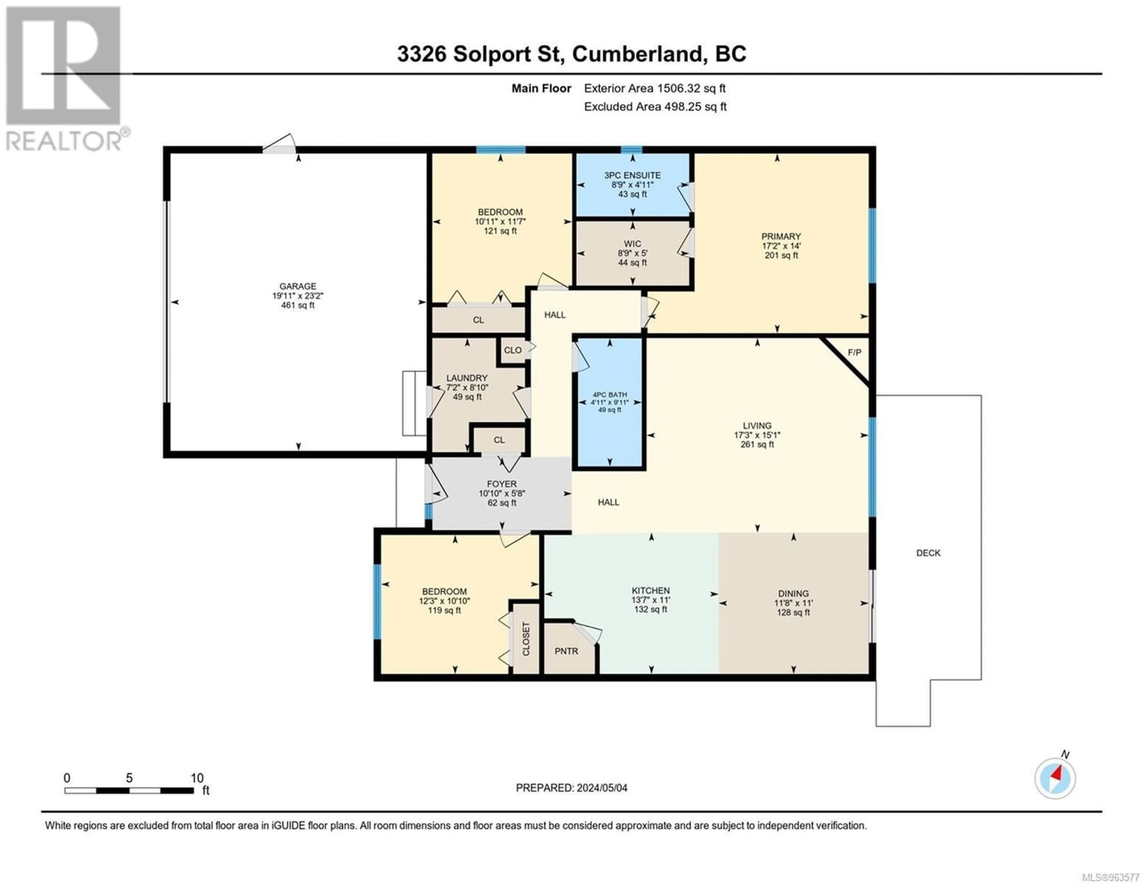 Floor plan for 3326 Solport St, Cumberland British Columbia V0R1S0