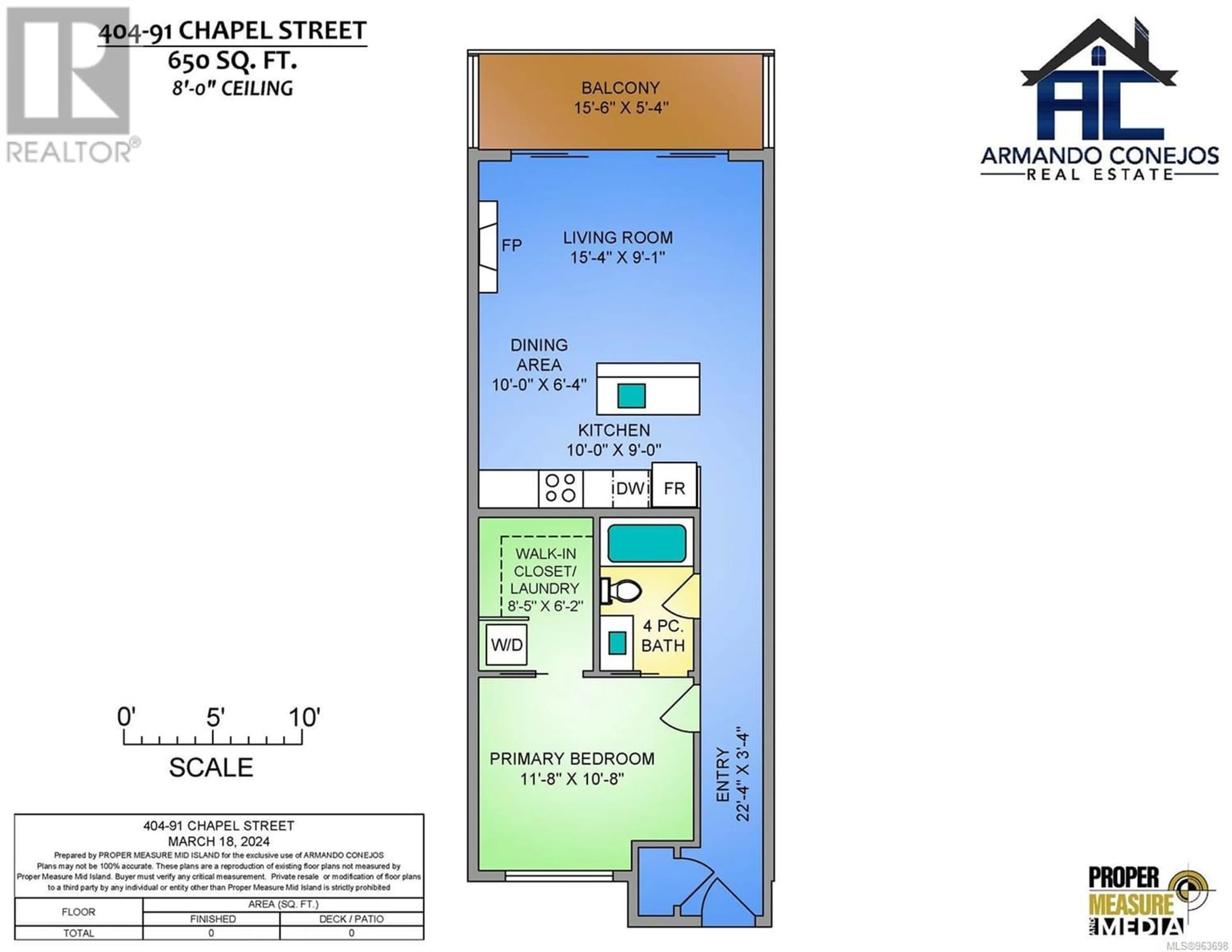 Floor plan for 404 91 Chapel St, Nanaimo British Columbia V9R0J3