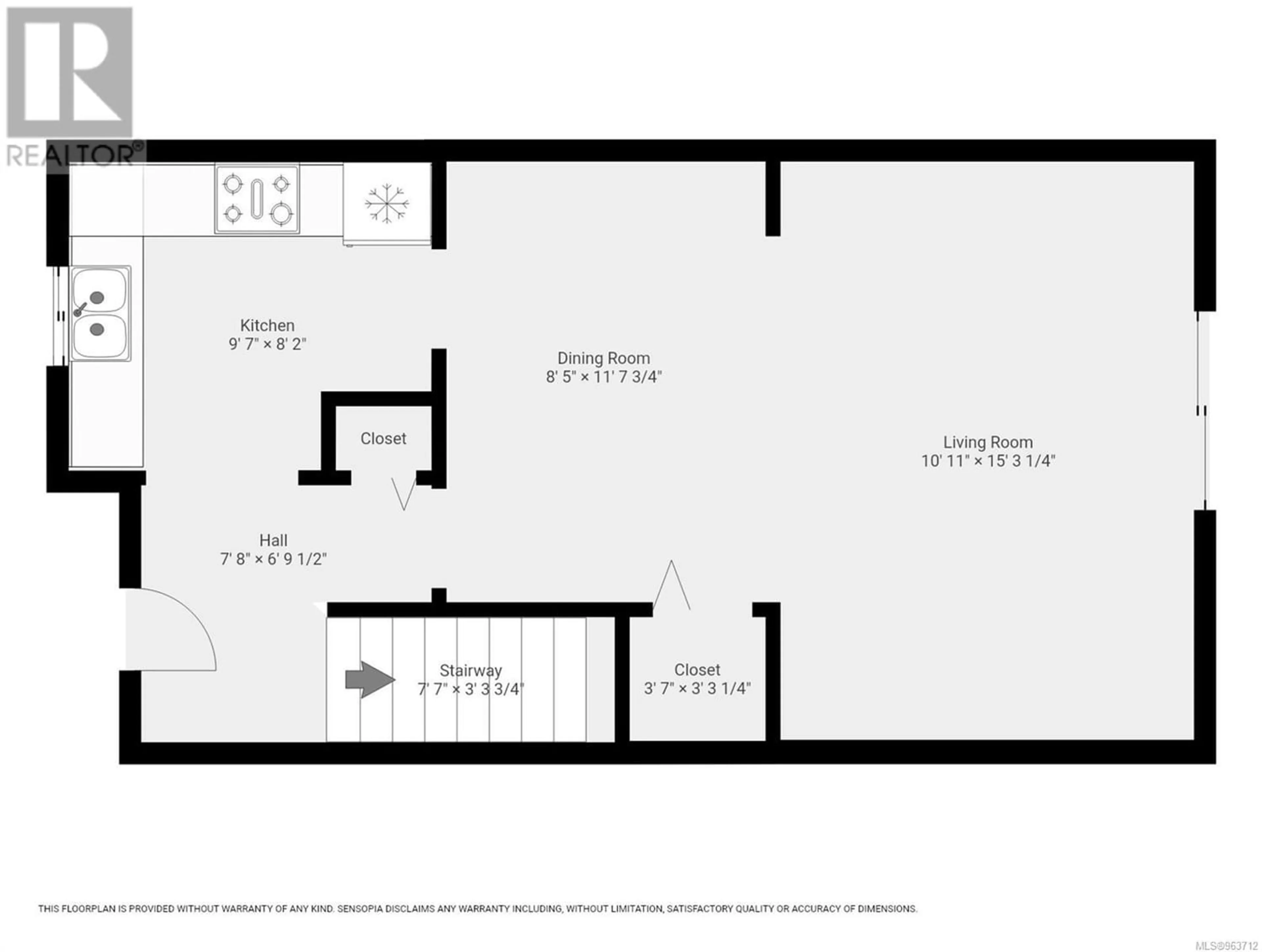 Floor plan for 102 824 Island Hwy S, Campbell River British Columbia V9W1A8