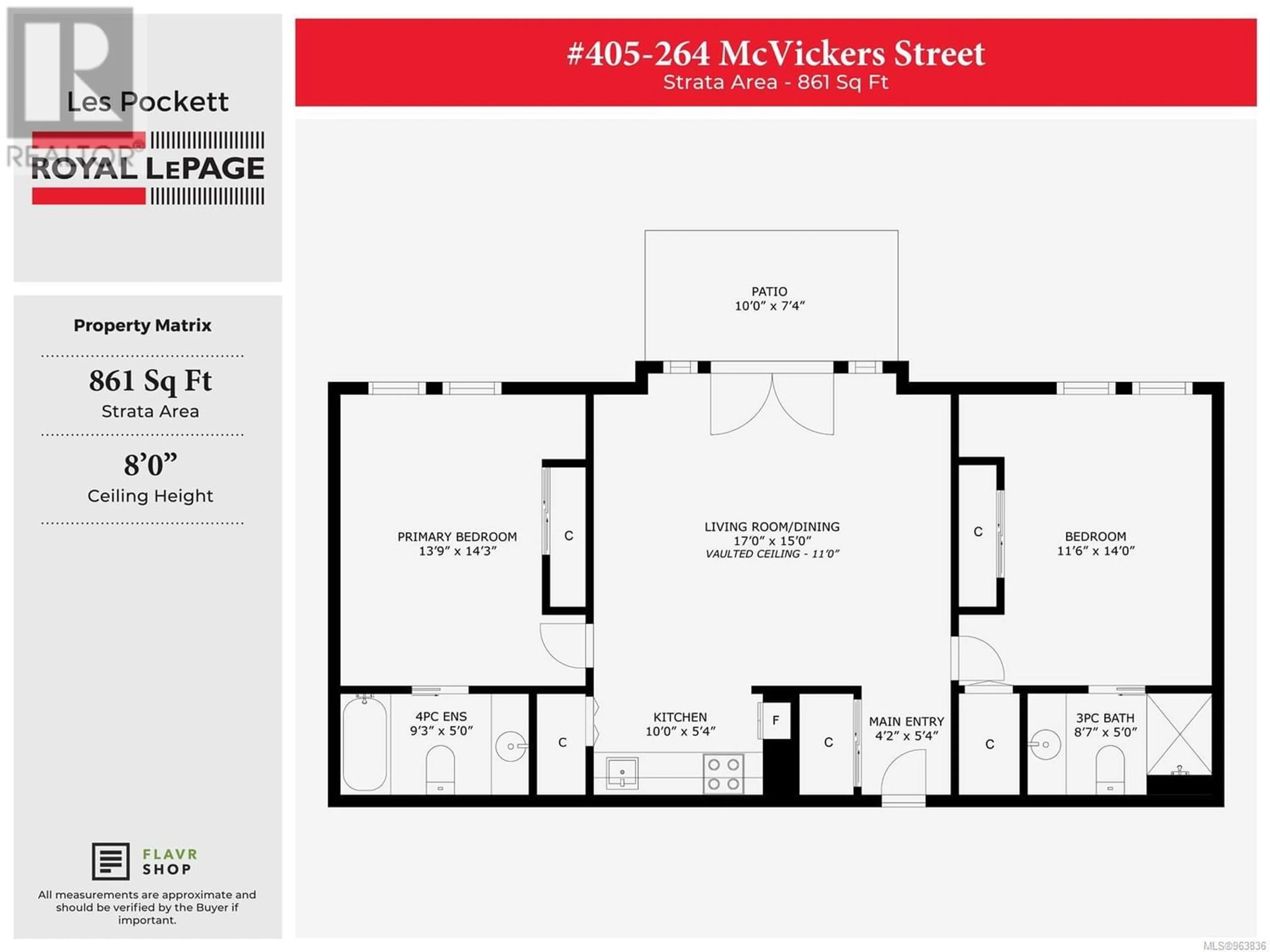 Floor plan for 405 264 McVickers St, Parksville British Columbia V9P2N5