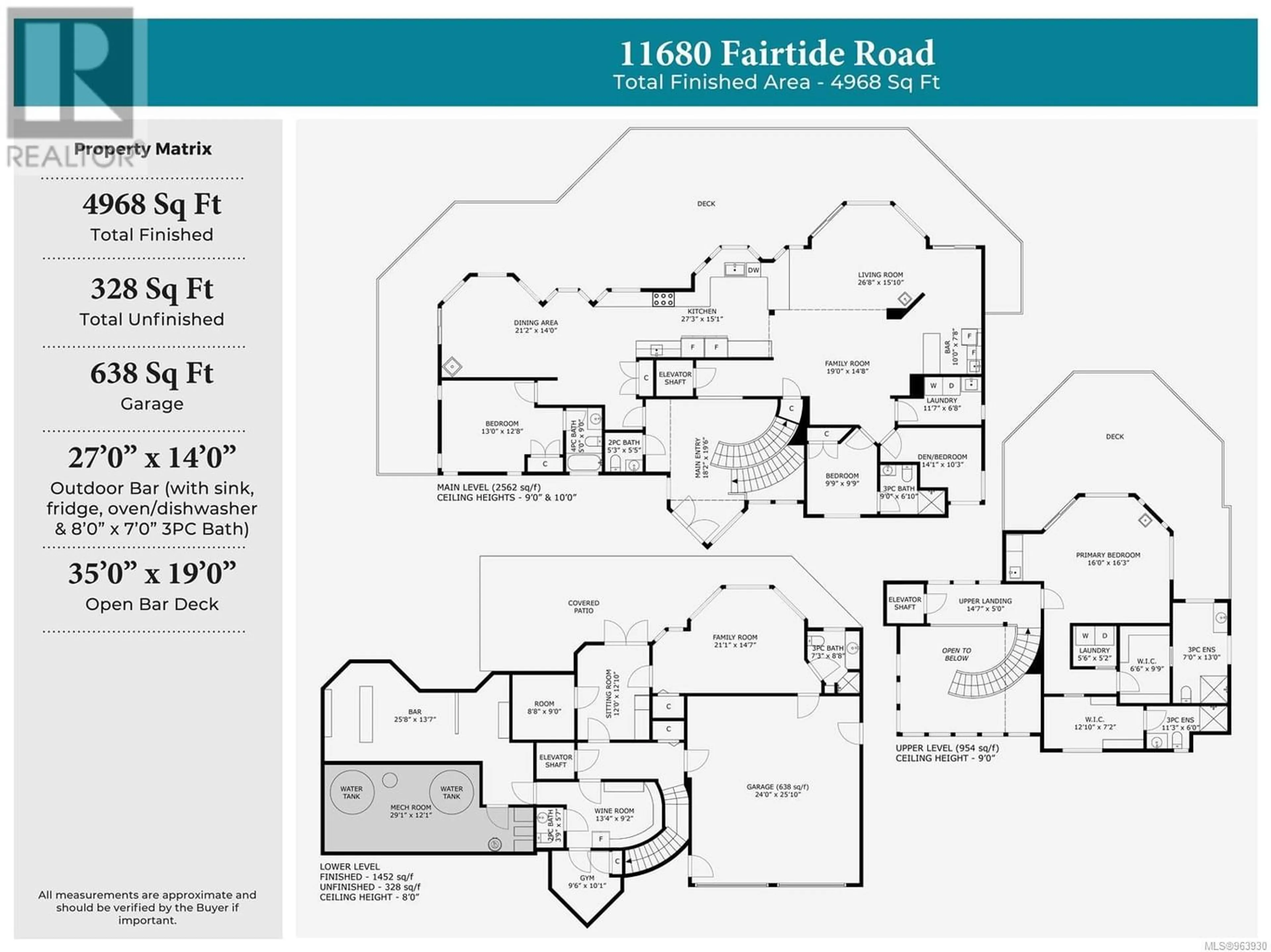 Floor plan for 11680 Fairtide Rd, Ladysmith British Columbia V0R2E0