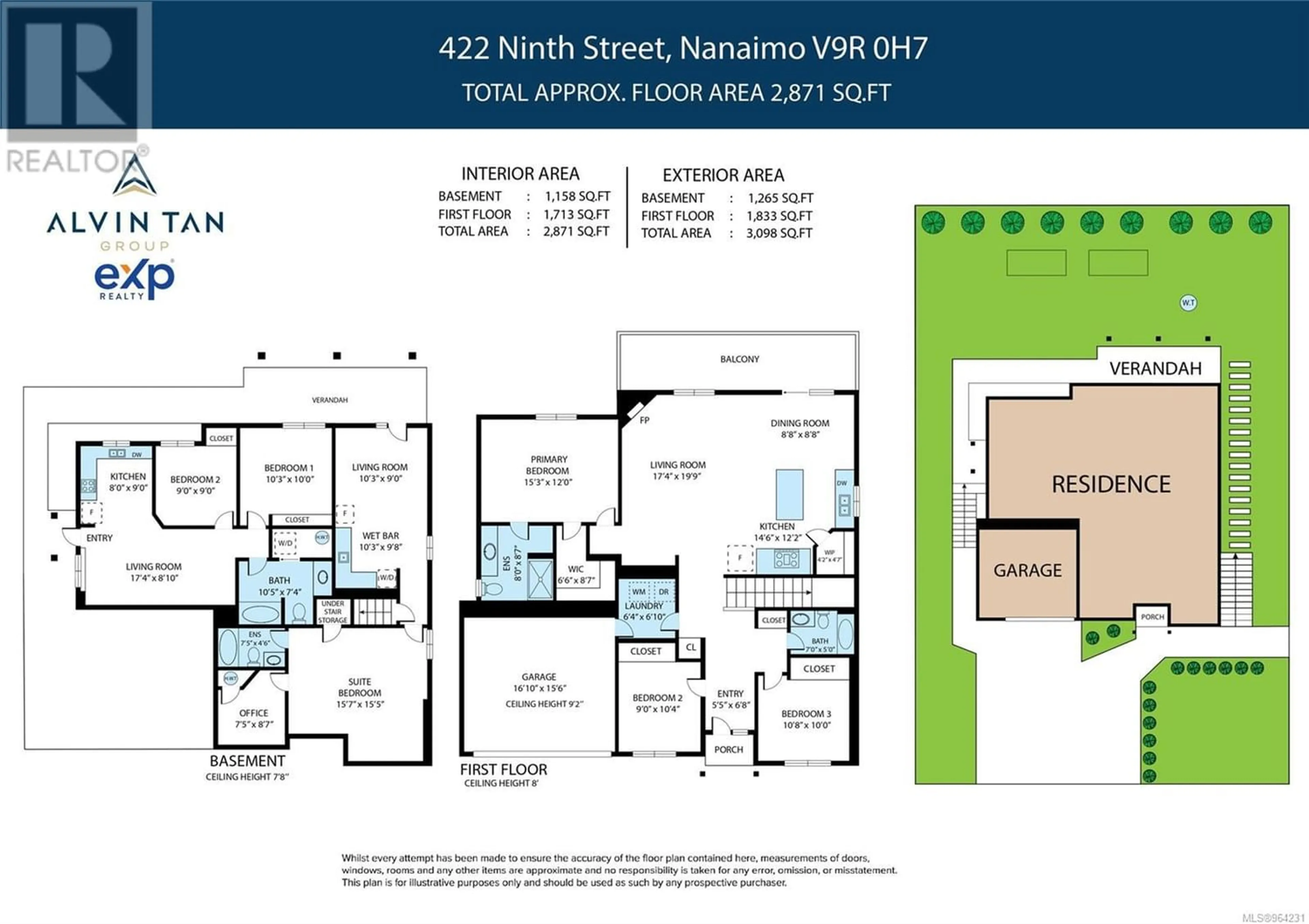 Floor plan for 422 Ninth St, Nanaimo British Columbia V9R0H7