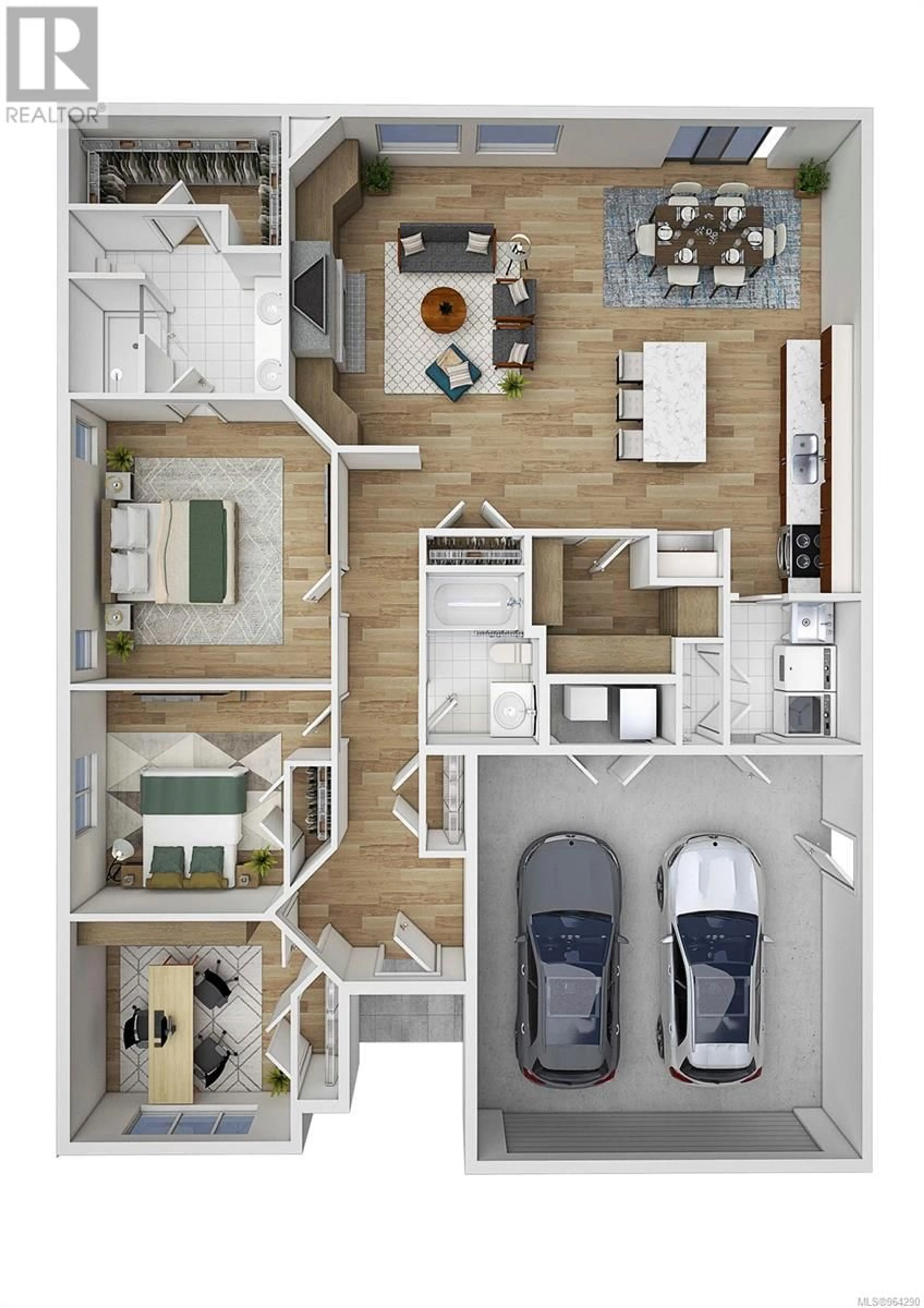 Floor plan for 593 Rainbow Way, Parksville British Columbia V9P1H3