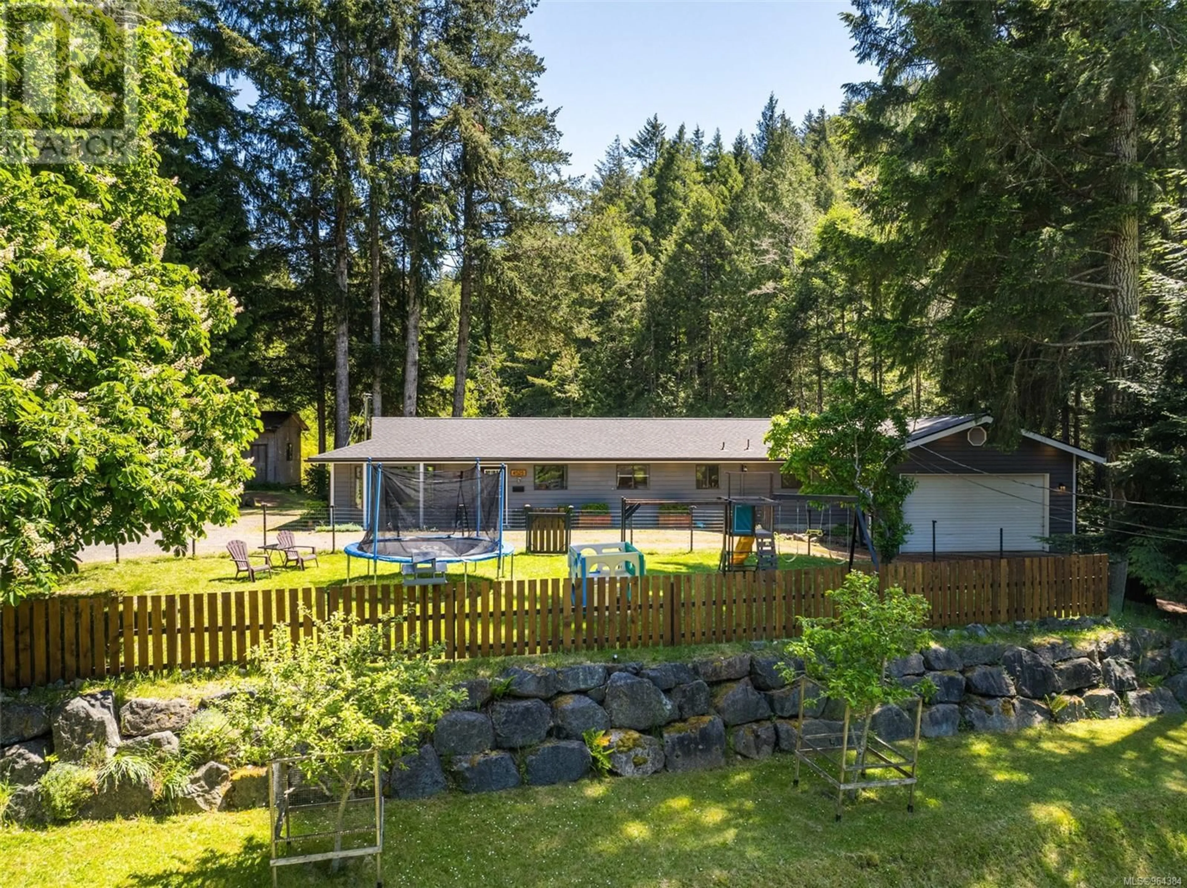 Fenced yard for 4525 Lindholm Rd, Metchosin British Columbia V9C4C5