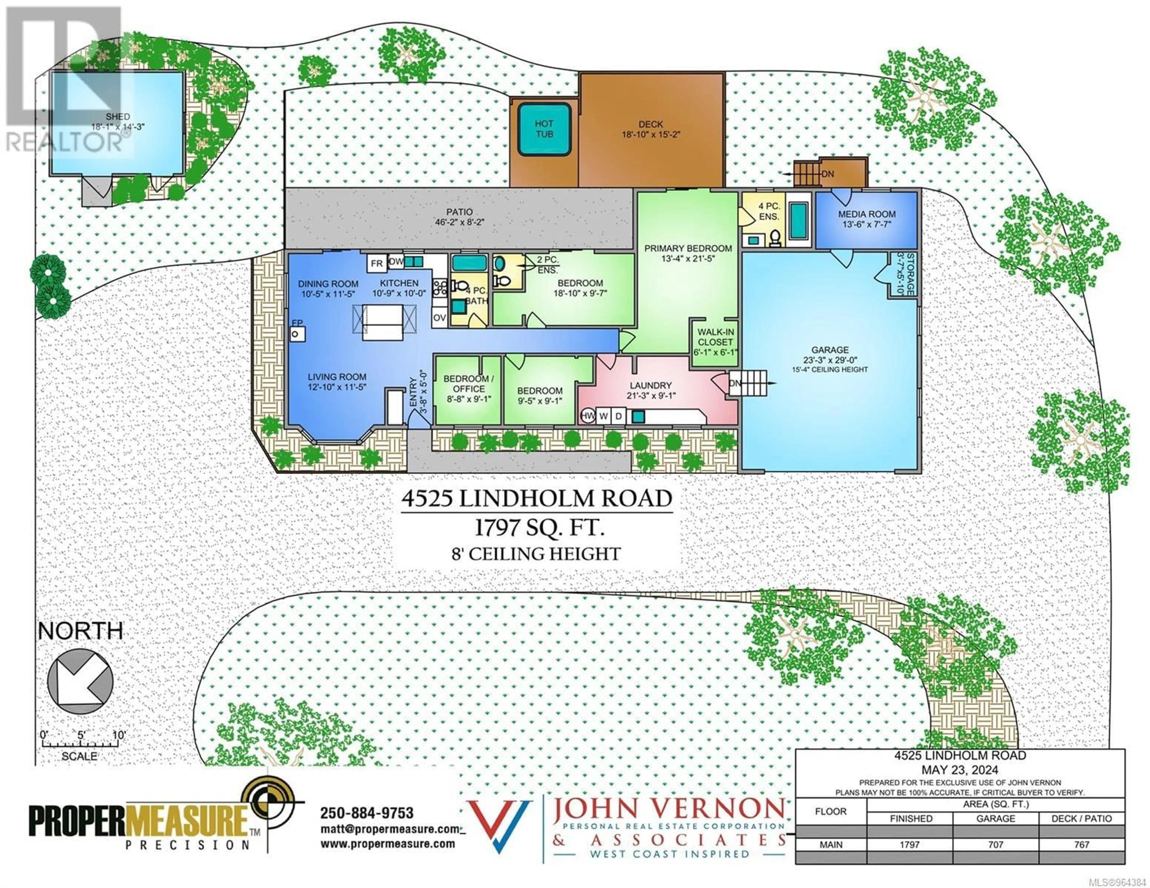 Floor plan for 4525 Lindholm Rd, Metchosin British Columbia V9C4C5