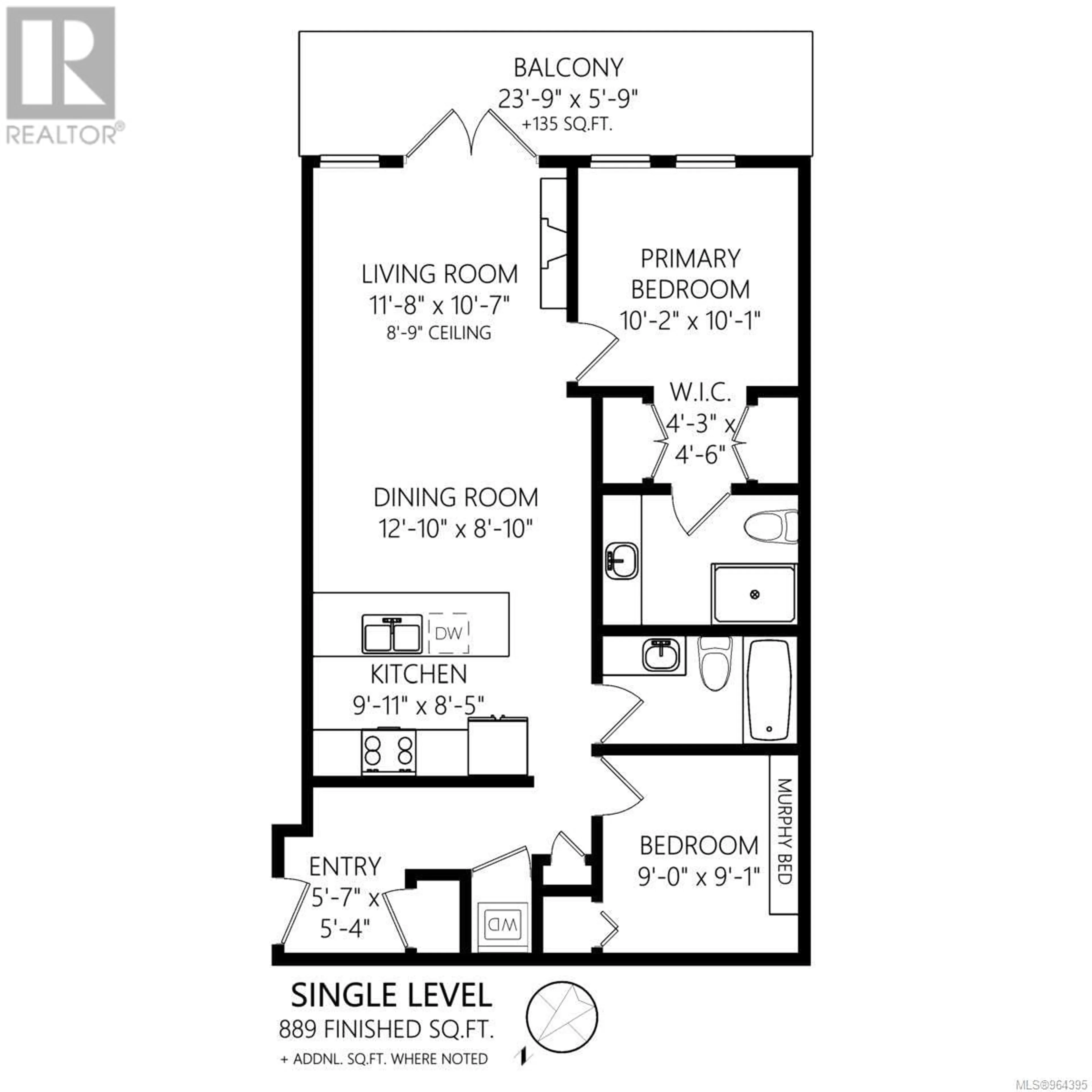 Floor plan for 607 741 Travino Lane, Saanich British Columbia V8P3C8