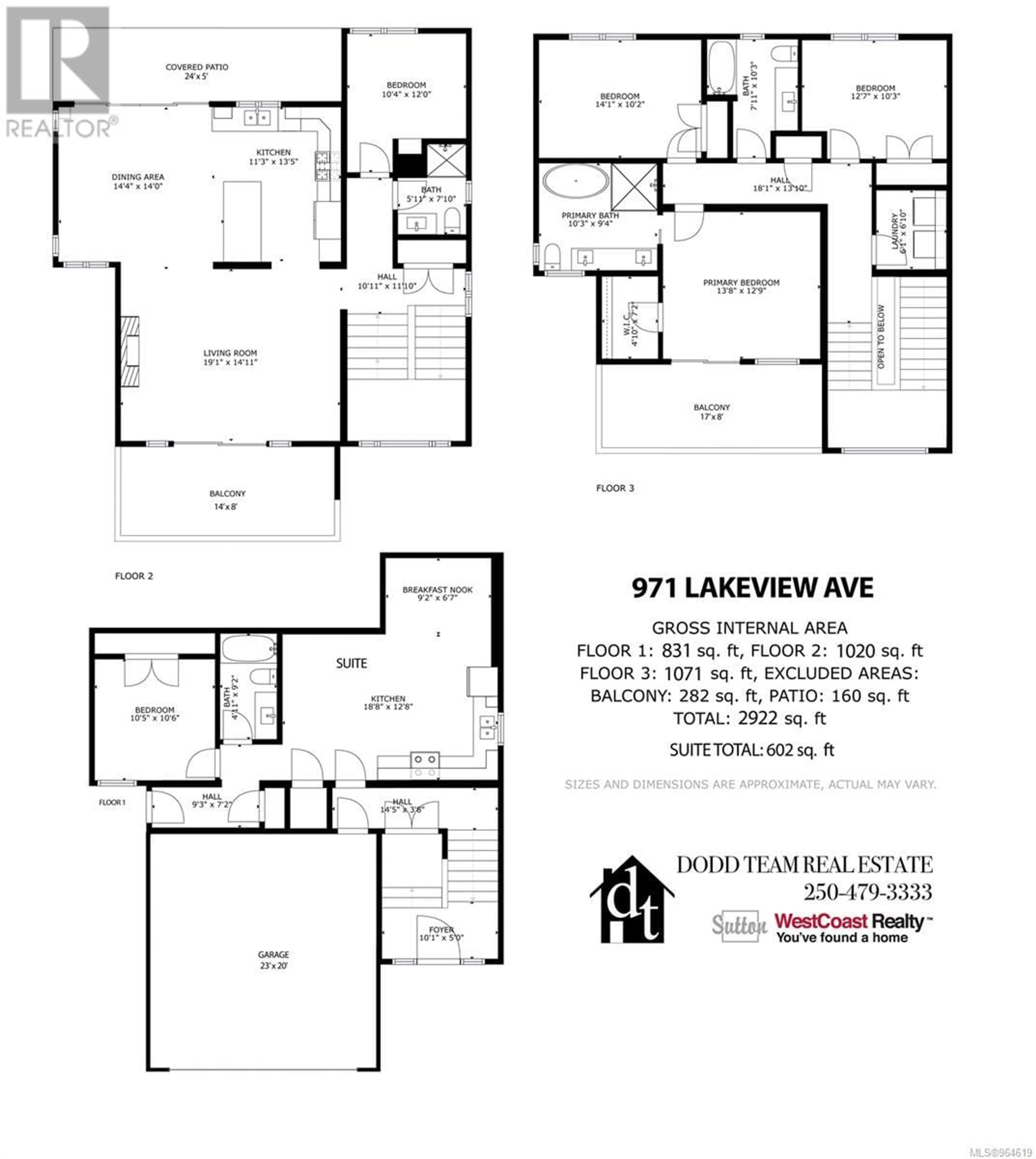 Floor plan for 971 Lakeview Ave, Saanich British Columbia V8X3H7