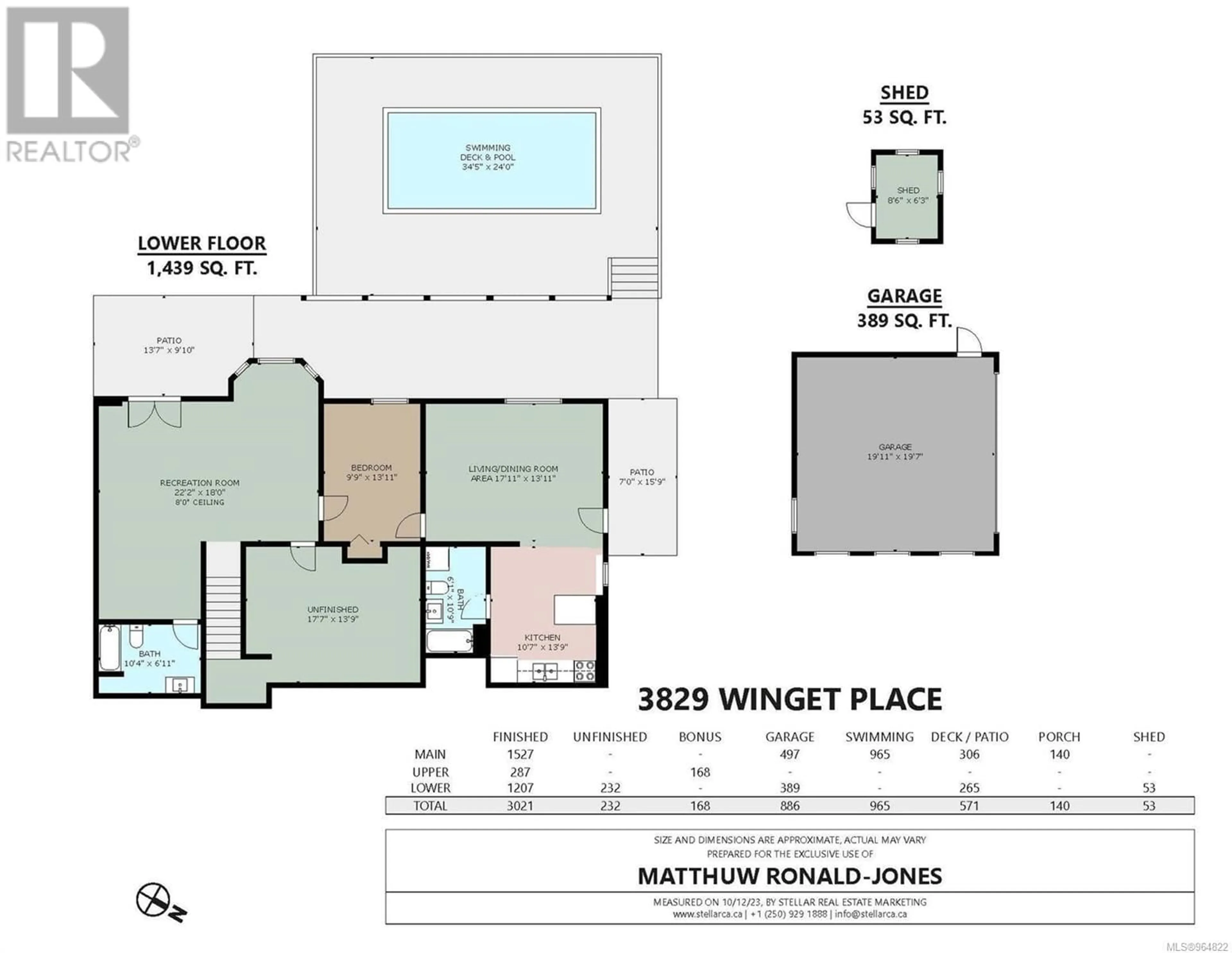 Floor plan for 3829 Winget Pl, Chemainus British Columbia V0R1K4