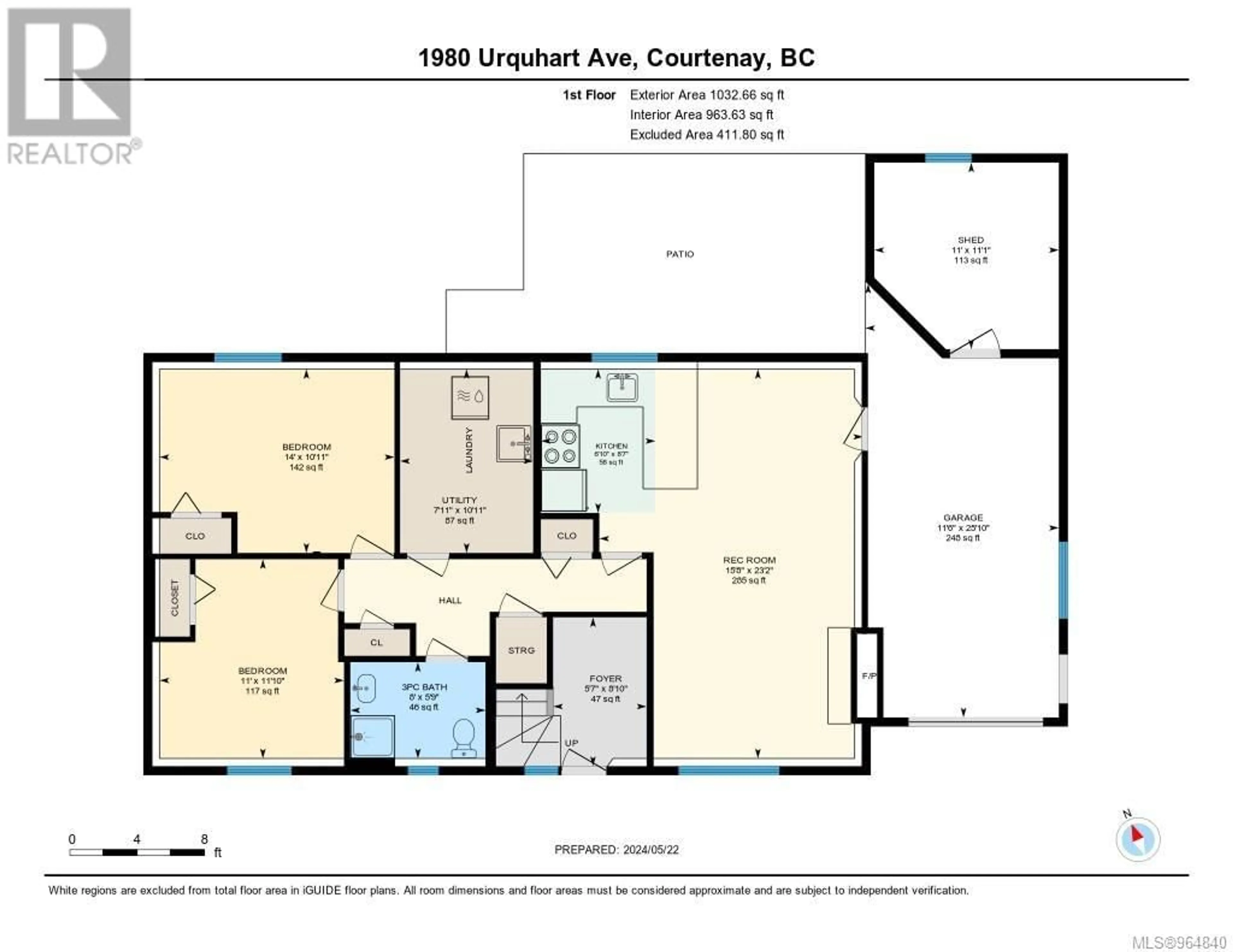 Floor plan for 1980 Urquhart Ave, Courtenay British Columbia V9N3K9