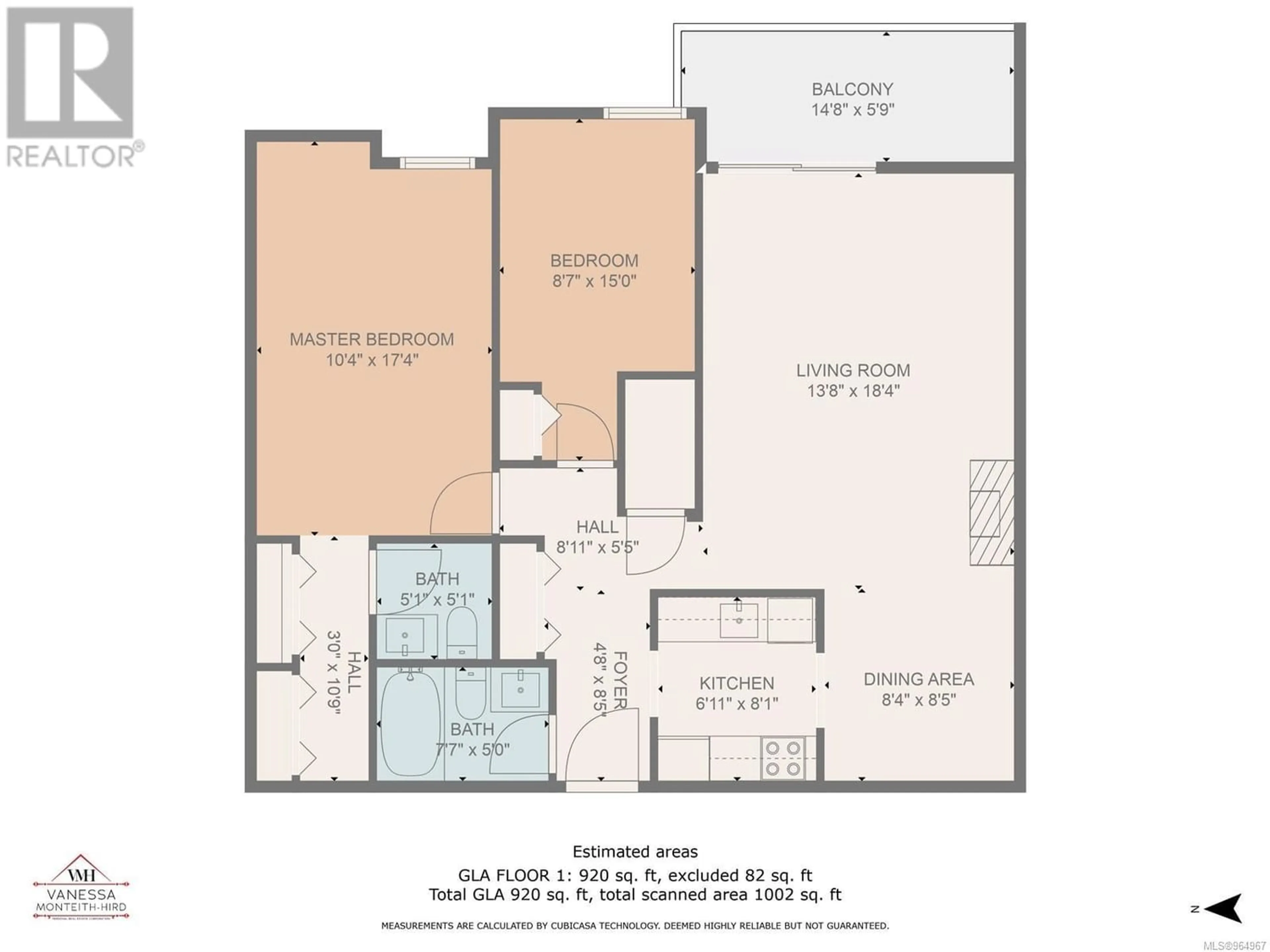 Floor plan for 218 585 Dogwood St S, Campbell River British Columbia V9W6T6