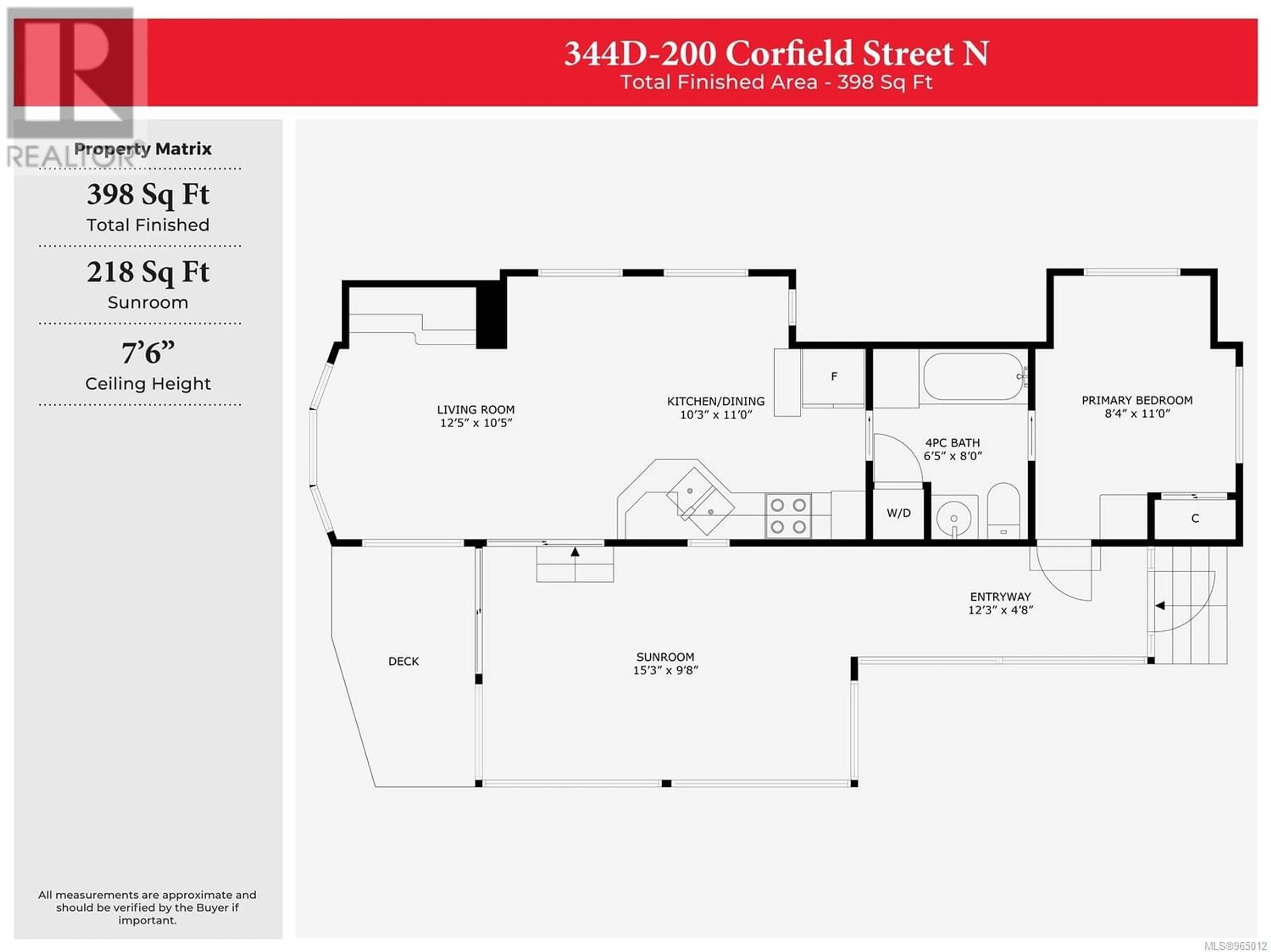 Floor plan for 344D 200 Corfield St N, Parksville British Columbia V9P2H5