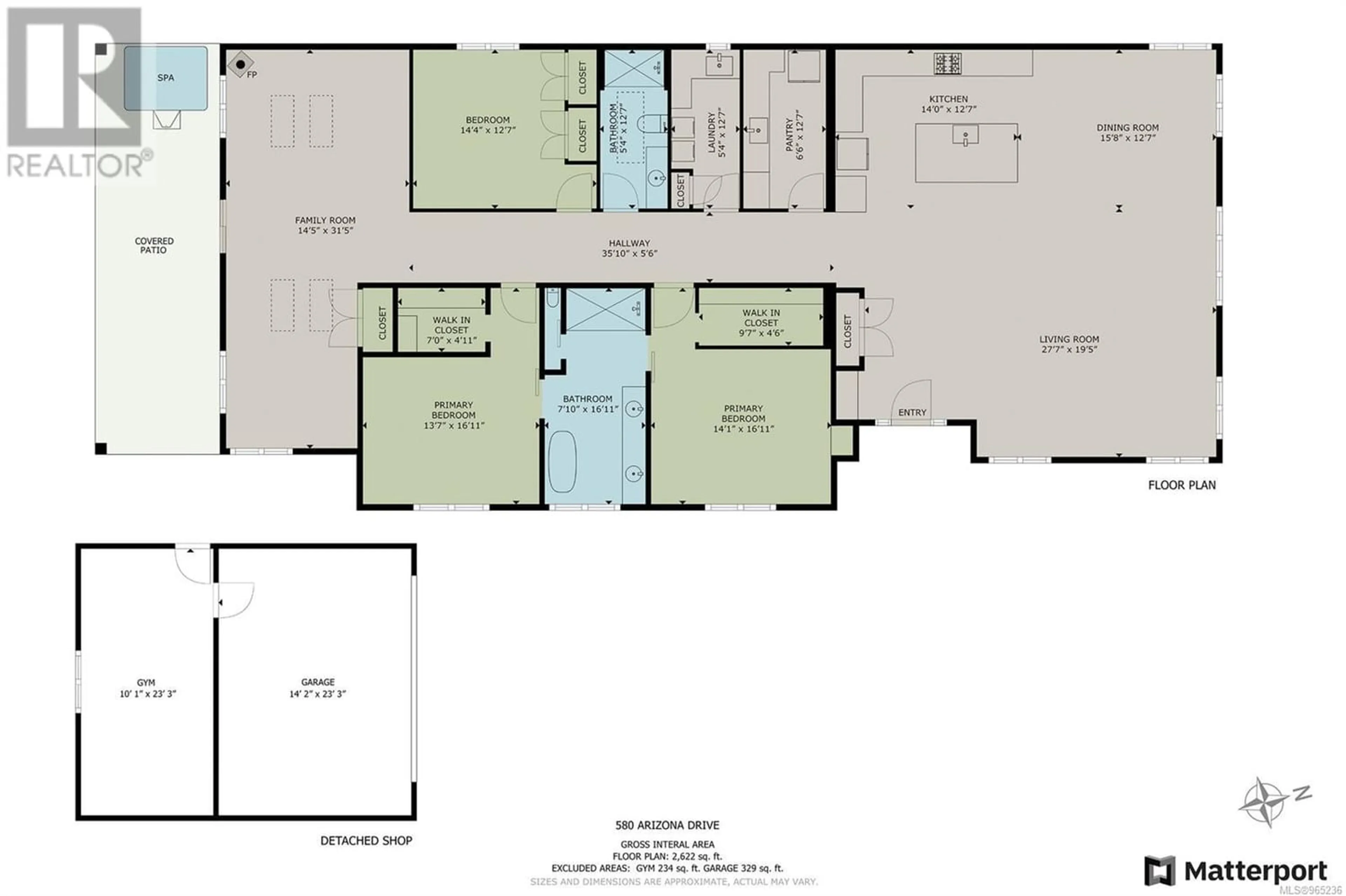 Floor plan for 580 Arizona Dr, Campbell River British Columbia V9H0E3