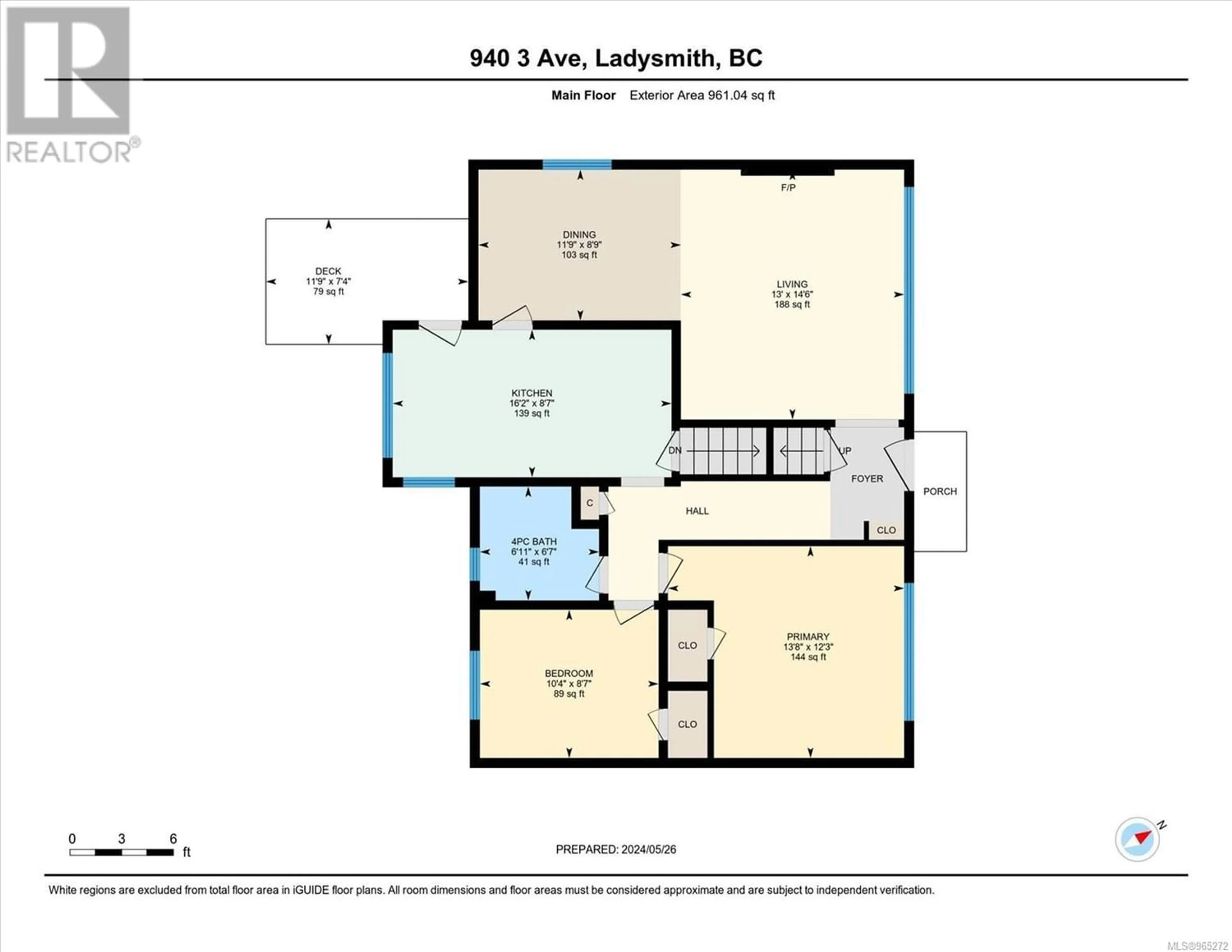 Floor plan for 940 Third Ave, Ladysmith British Columbia V9G1A4
