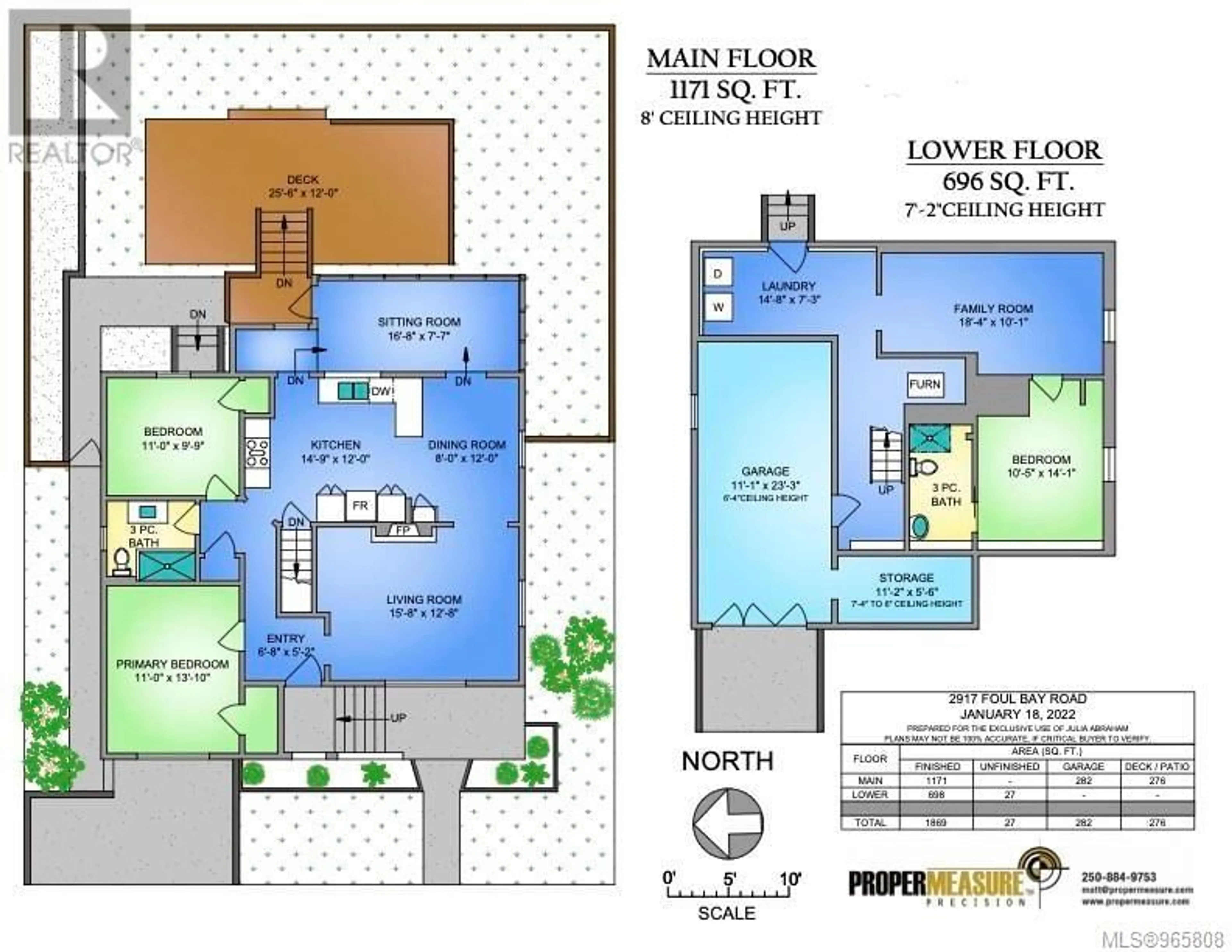 Floor plan for 2917 Foul Bay Rd, Oak Bay British Columbia V8R5C7