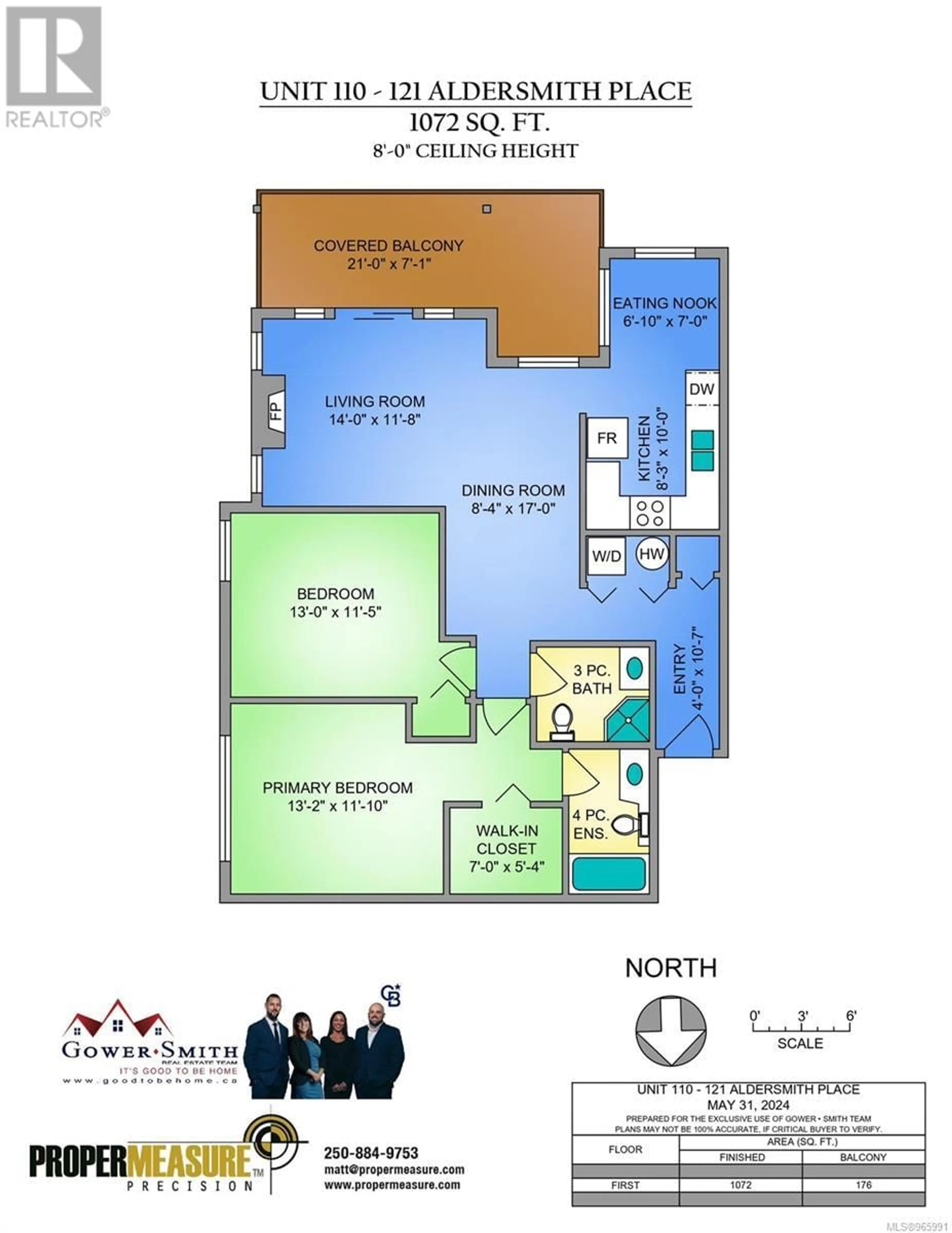 Floor plan for 110 121 Aldersmith Pl, View Royal British Columbia V9A7M7