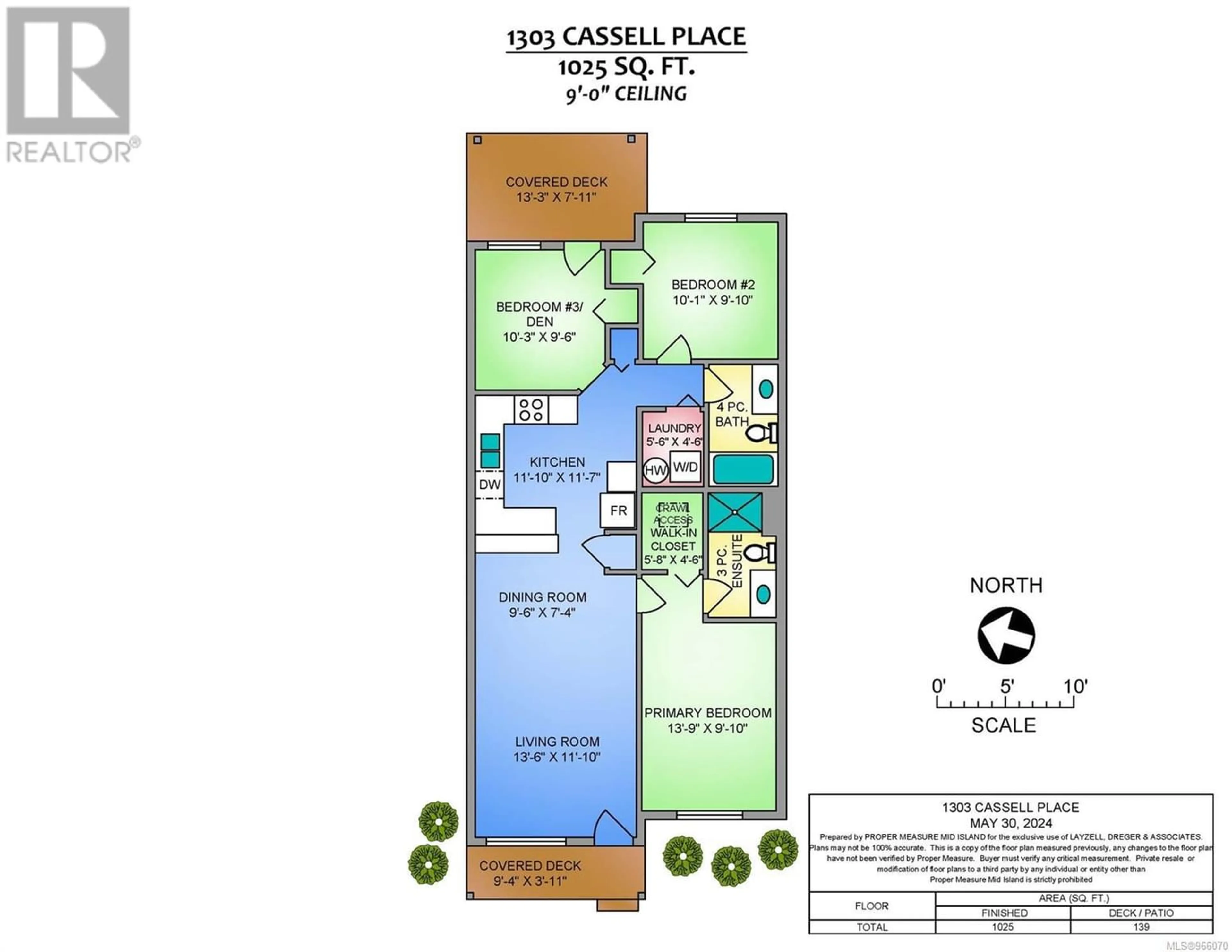 Floor plan for 1303 Cassell Pl, Nanaimo British Columbia V9N2C5