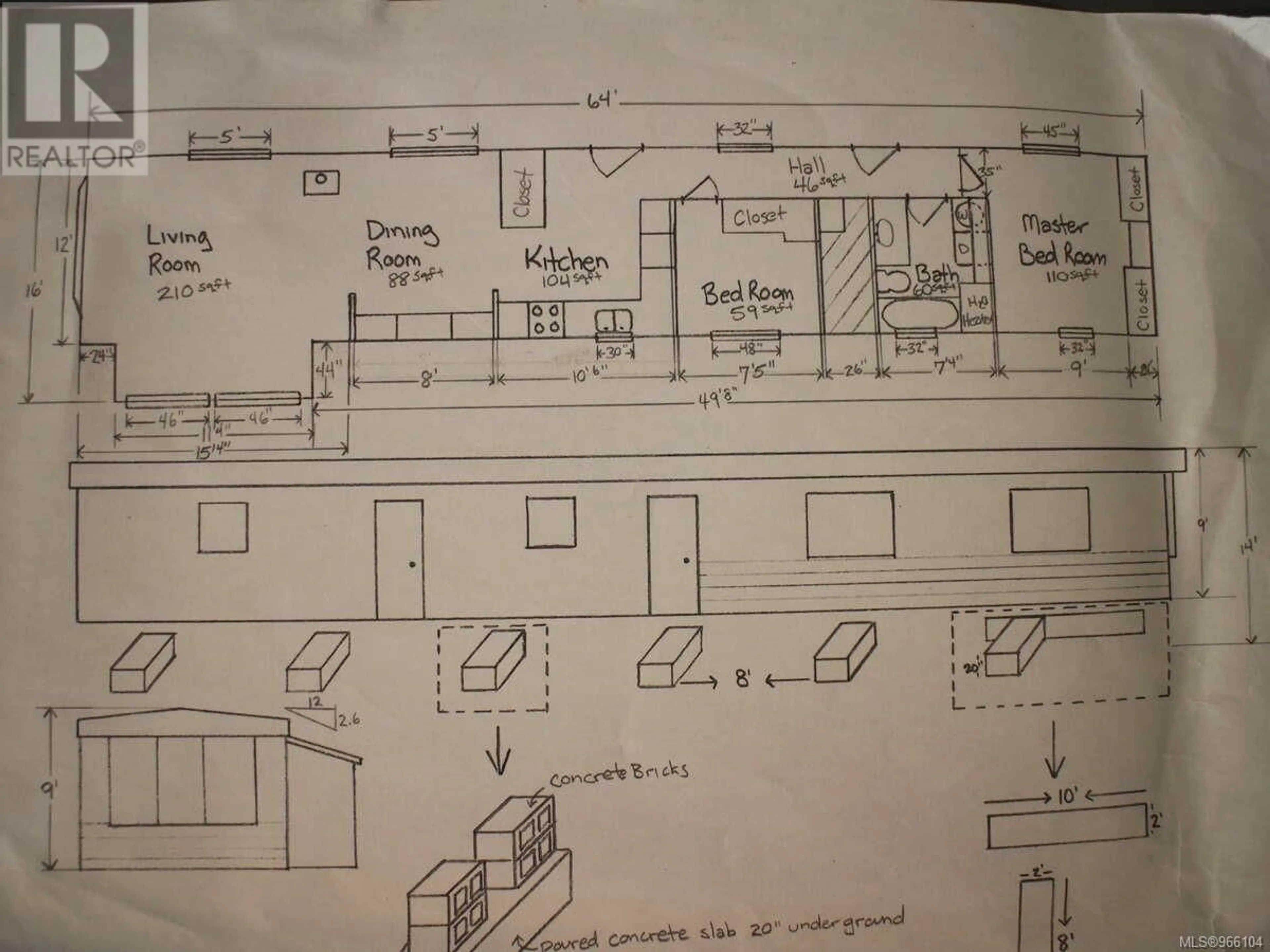 Floor plan for 2620 Gunwhale Rd, Pender Island British Columbia V0N2M2