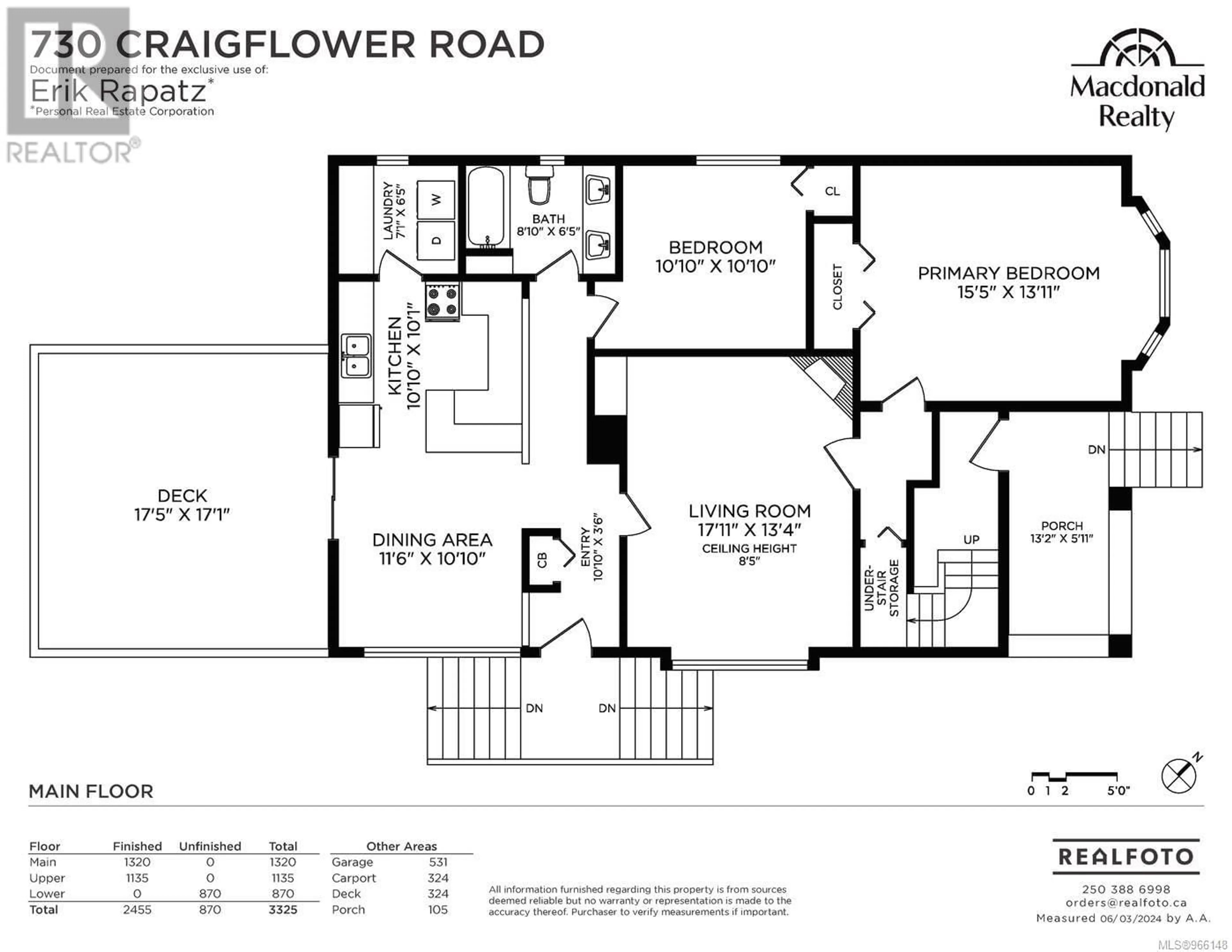 Floor plan for 730 Craigflower Rd, Victoria British Columbia V9A2W5