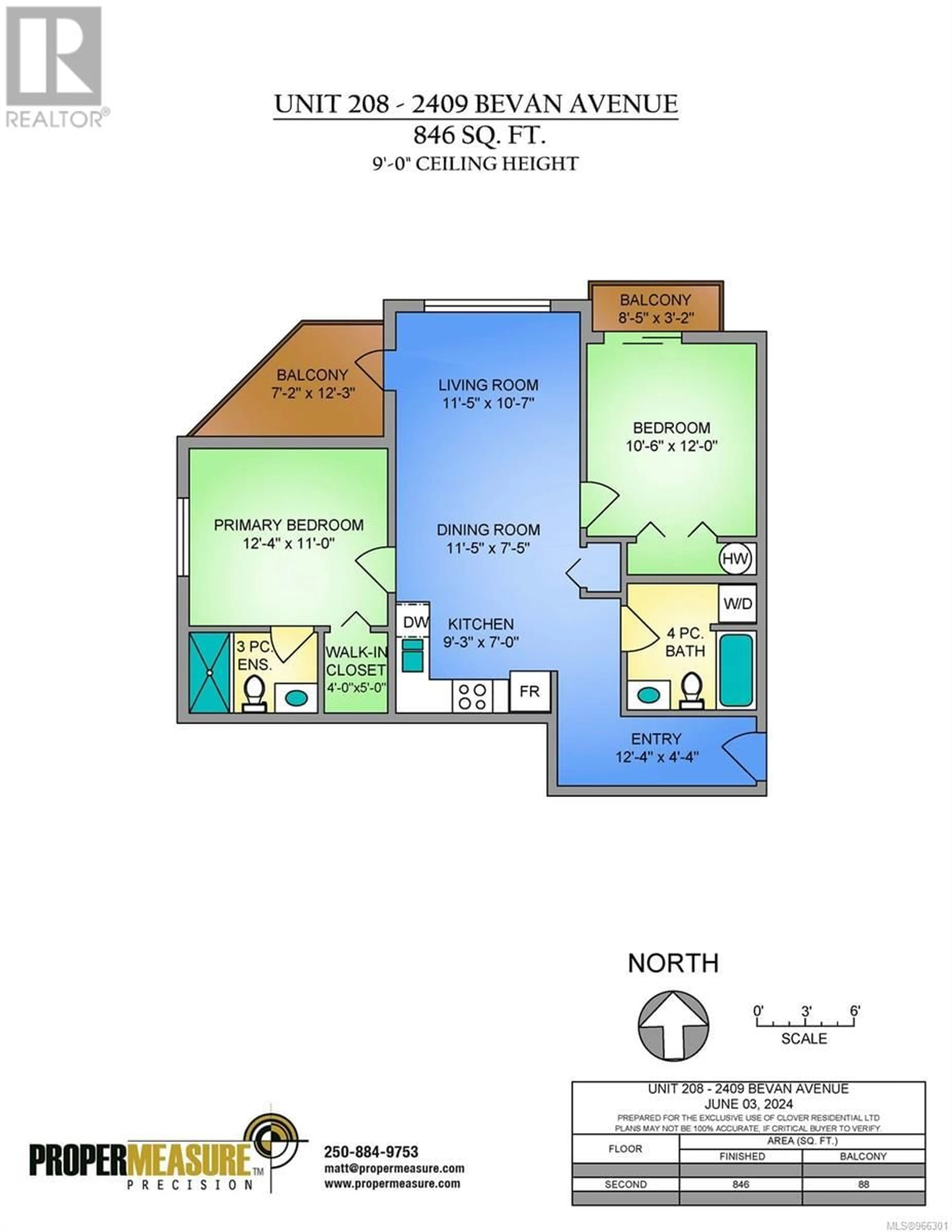 Floor plan for 208 2409 Bevan Ave, Sidney British Columbia V8L0C3