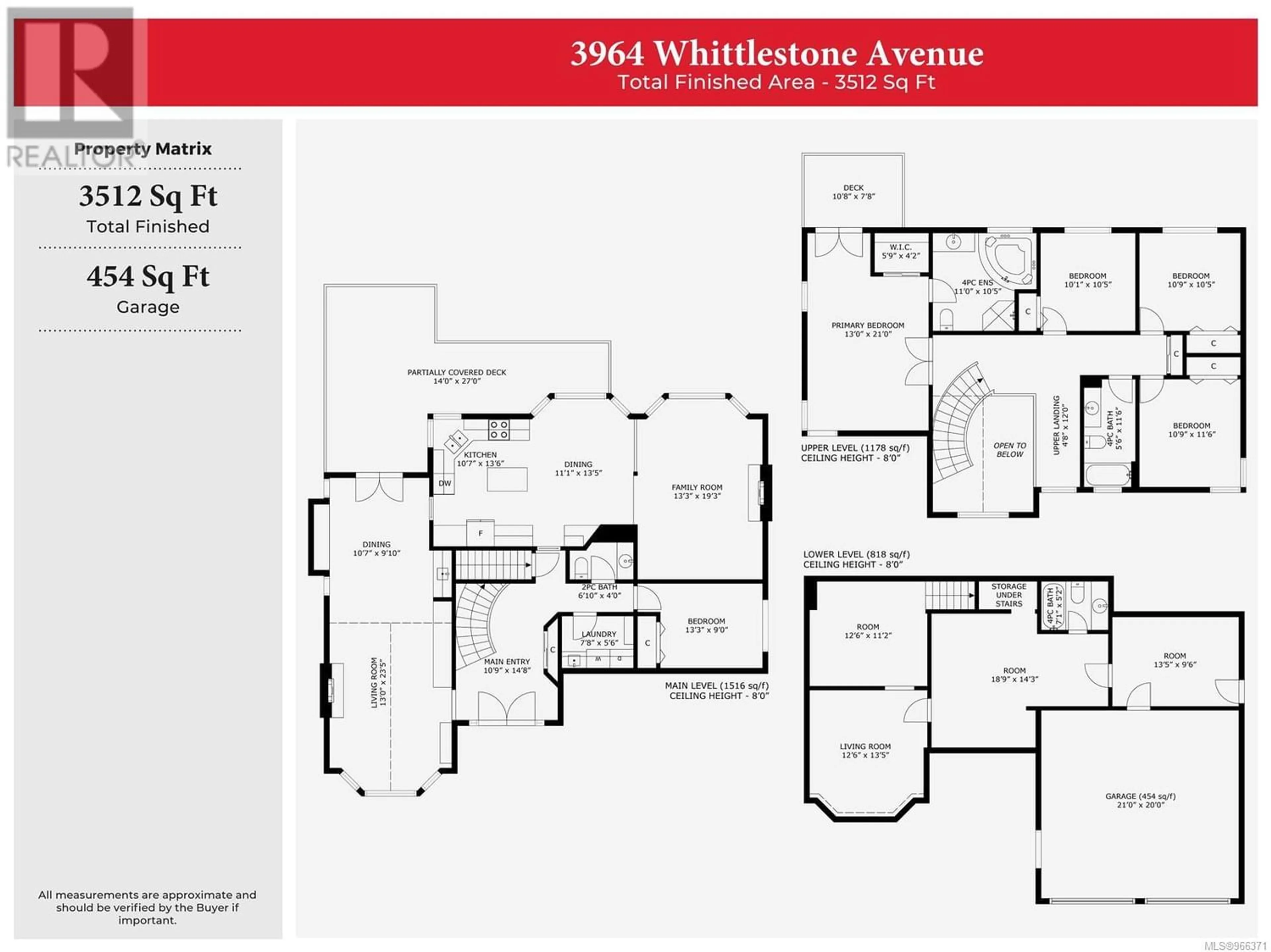 Floor plan for 3964 Whittlestone Ave, Port Alberni British Columbia V9Y8C8