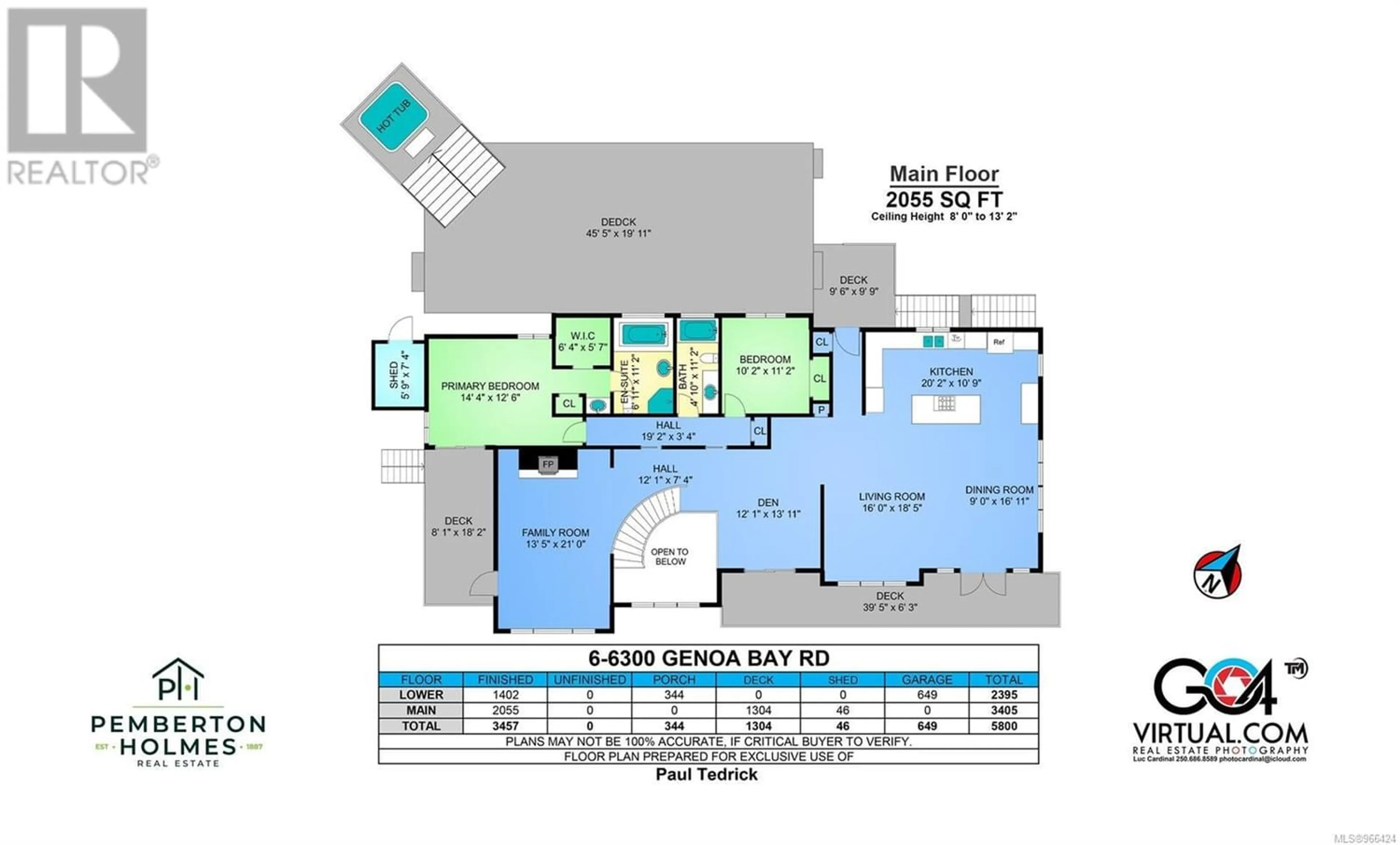 Floor plan for 6 6300 Genoa Bay Rd, Duncan British Columbia V9L5Y4