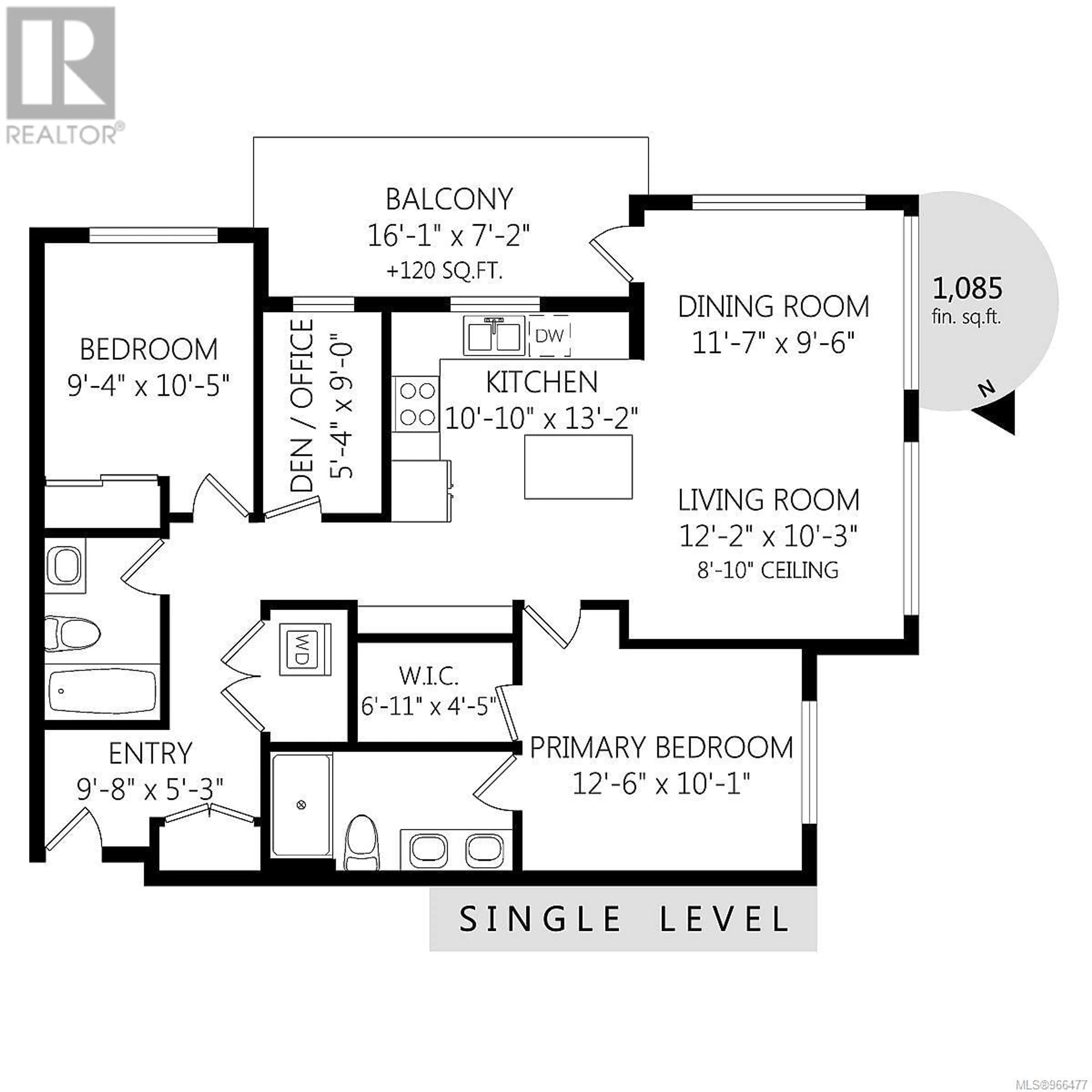Floor plan for 244 920 Reunion Ave, Langford British Columbia V9B0W8