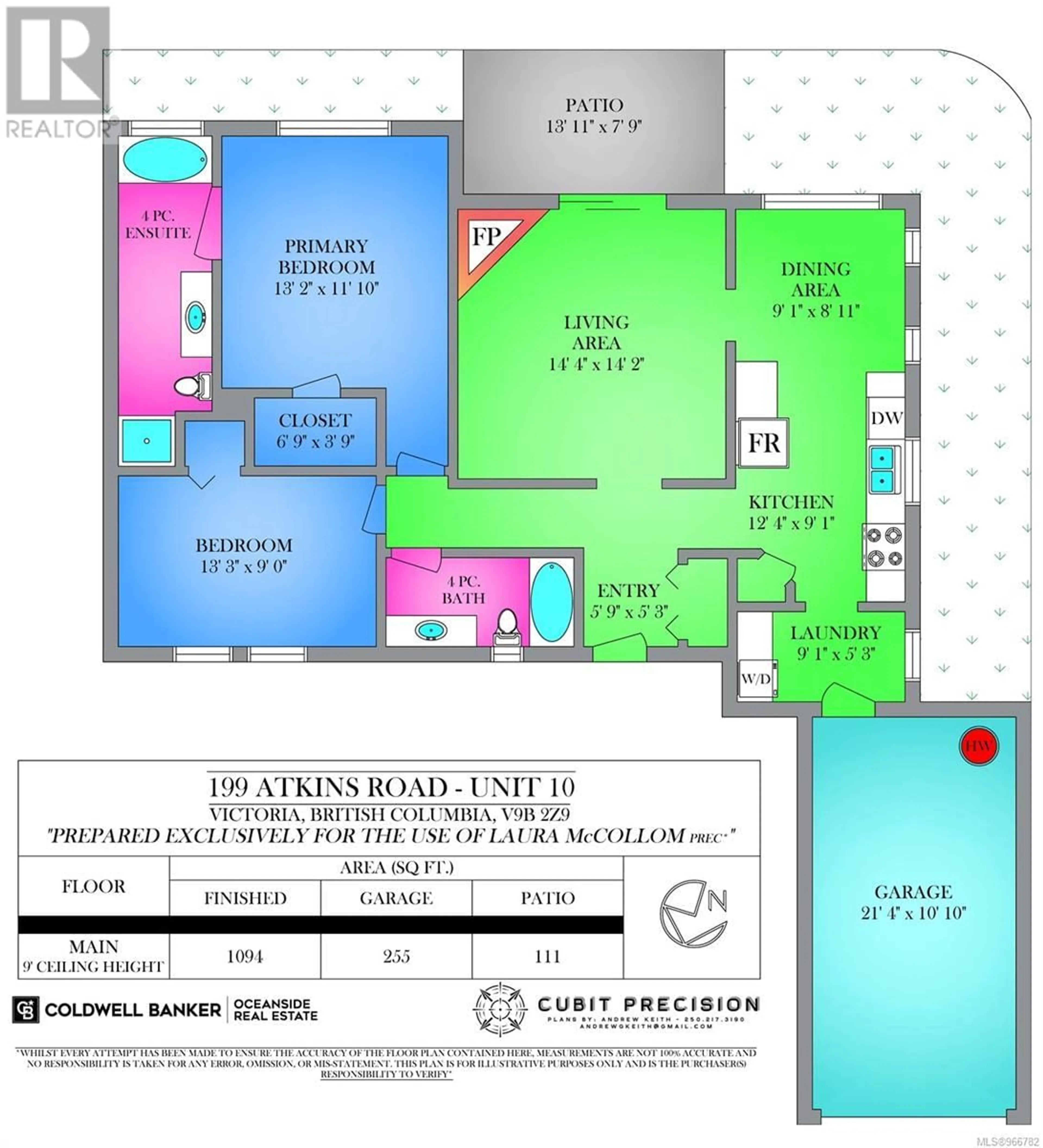 Floor plan for 10 199 Atkins Rd, View Royal British Columbia V9B2Z9