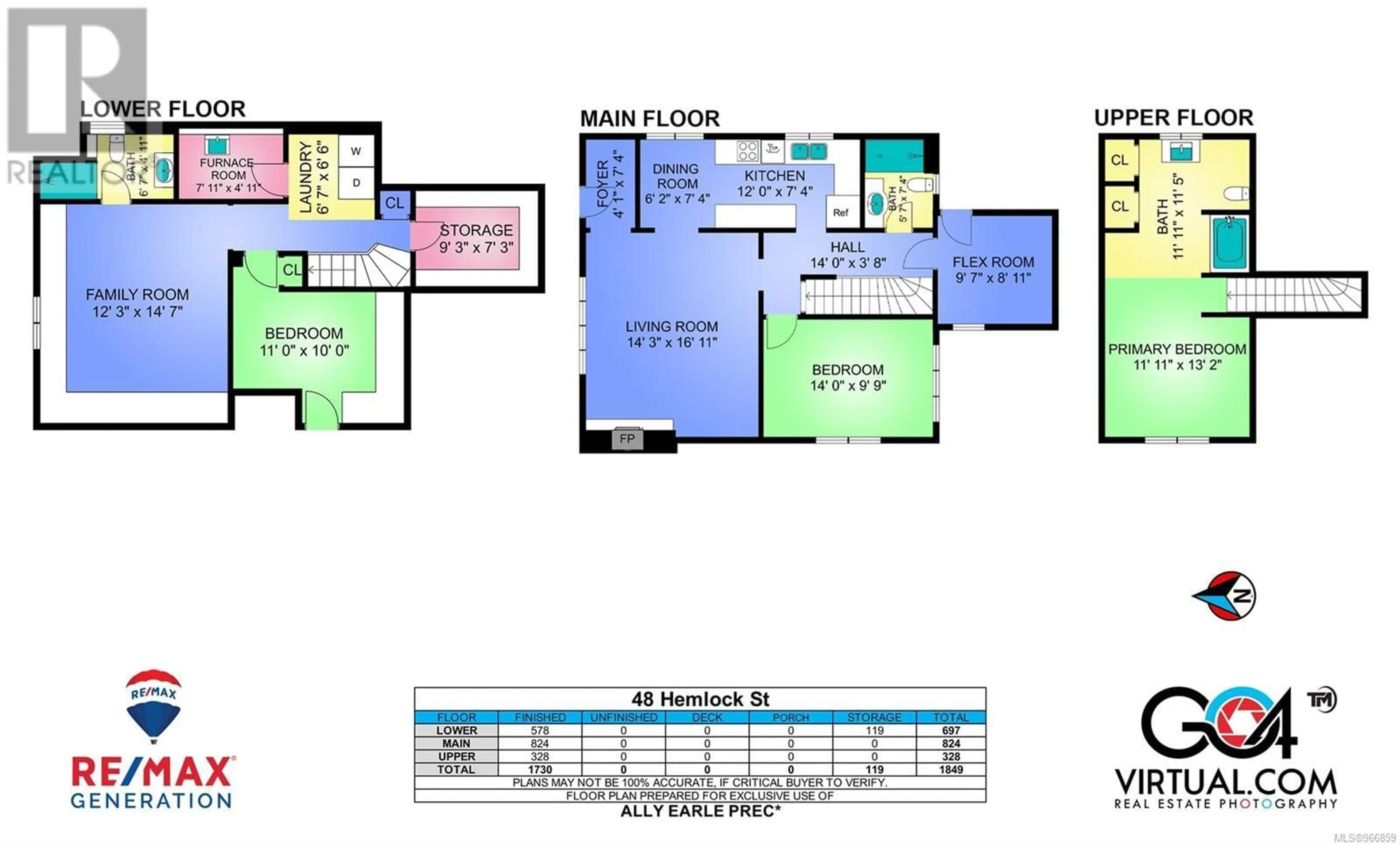 Floor plan for 48 Hemlock St, Lake Cowichan British Columbia V0R2G0