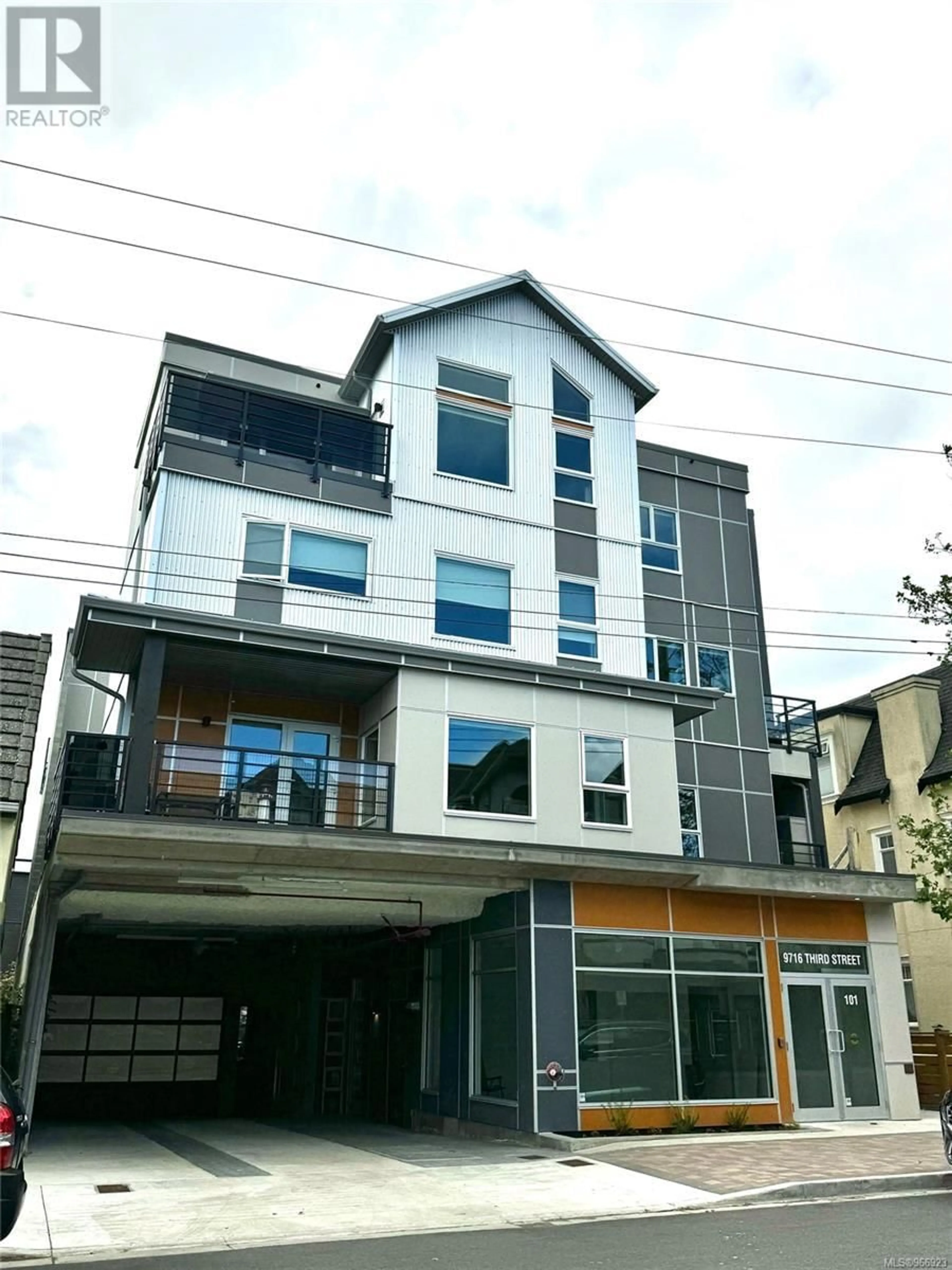 A pic from exterior of the house or condo for 203 9716 Third St, Sidney British Columbia V8L3A2