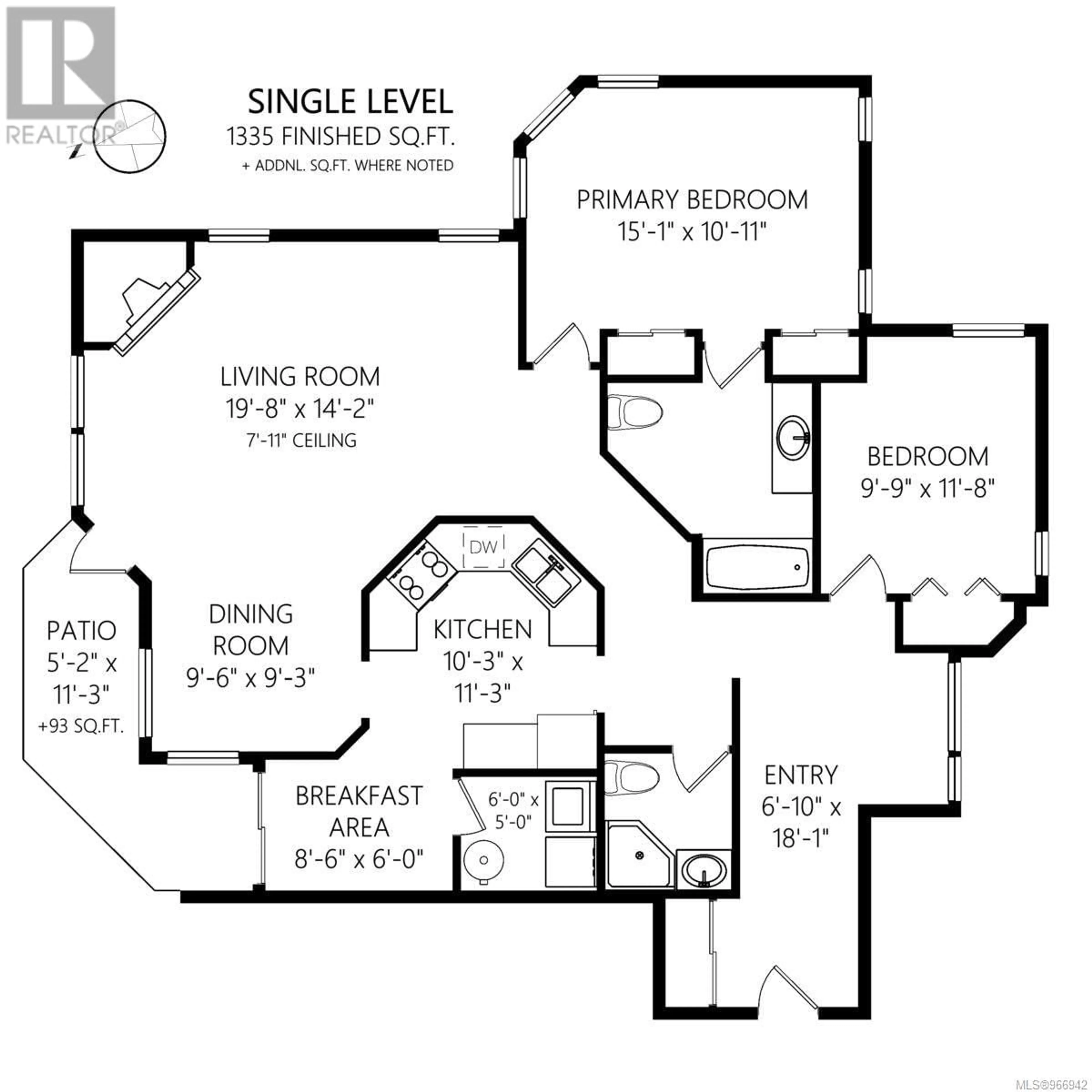 Floor plan for 207C 4678 Elk Lake Dr, Saanich British Columbia V8Z5M1