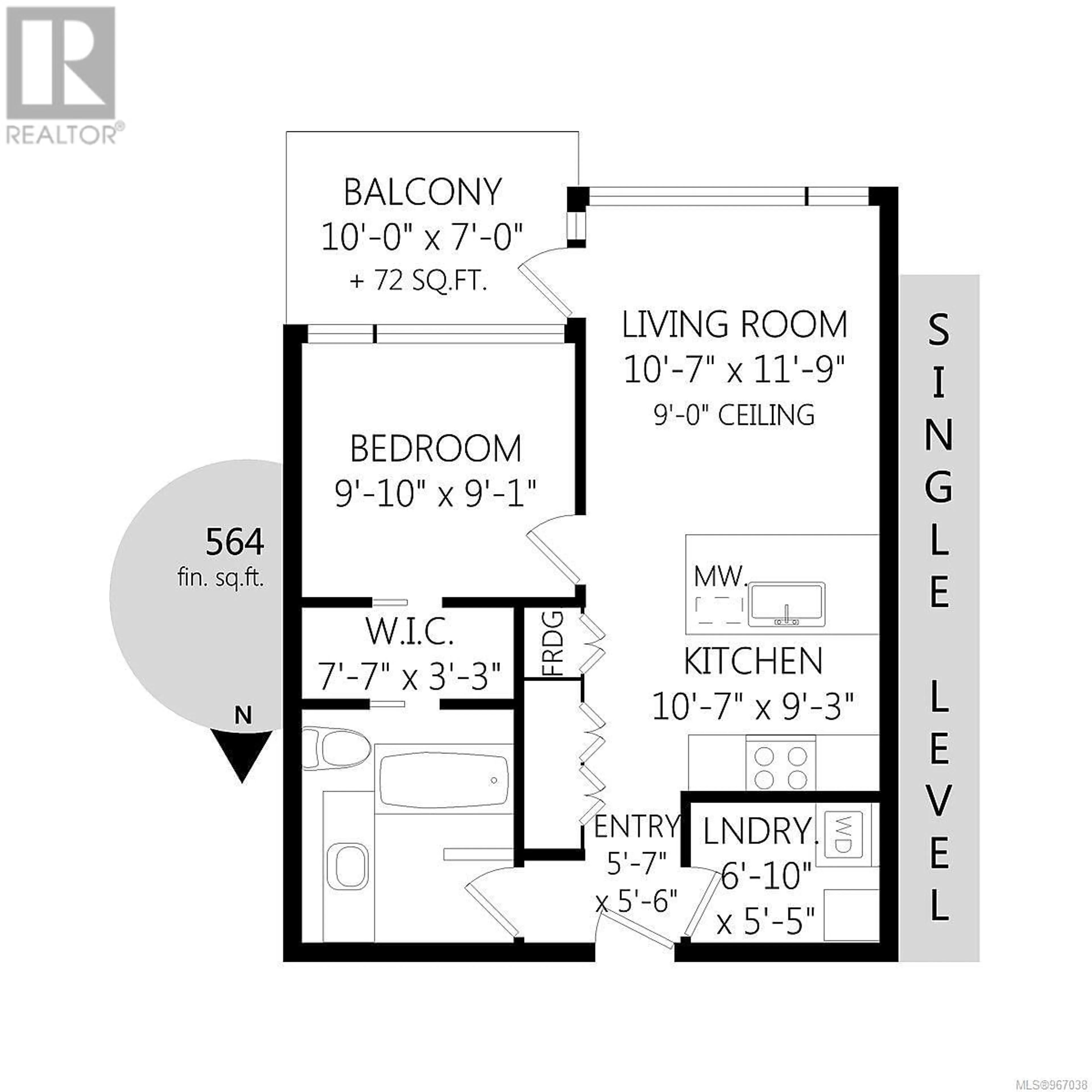 Floor plan for 306 1916 Oak Bay Ave, Victoria British Columbia V8R0B1