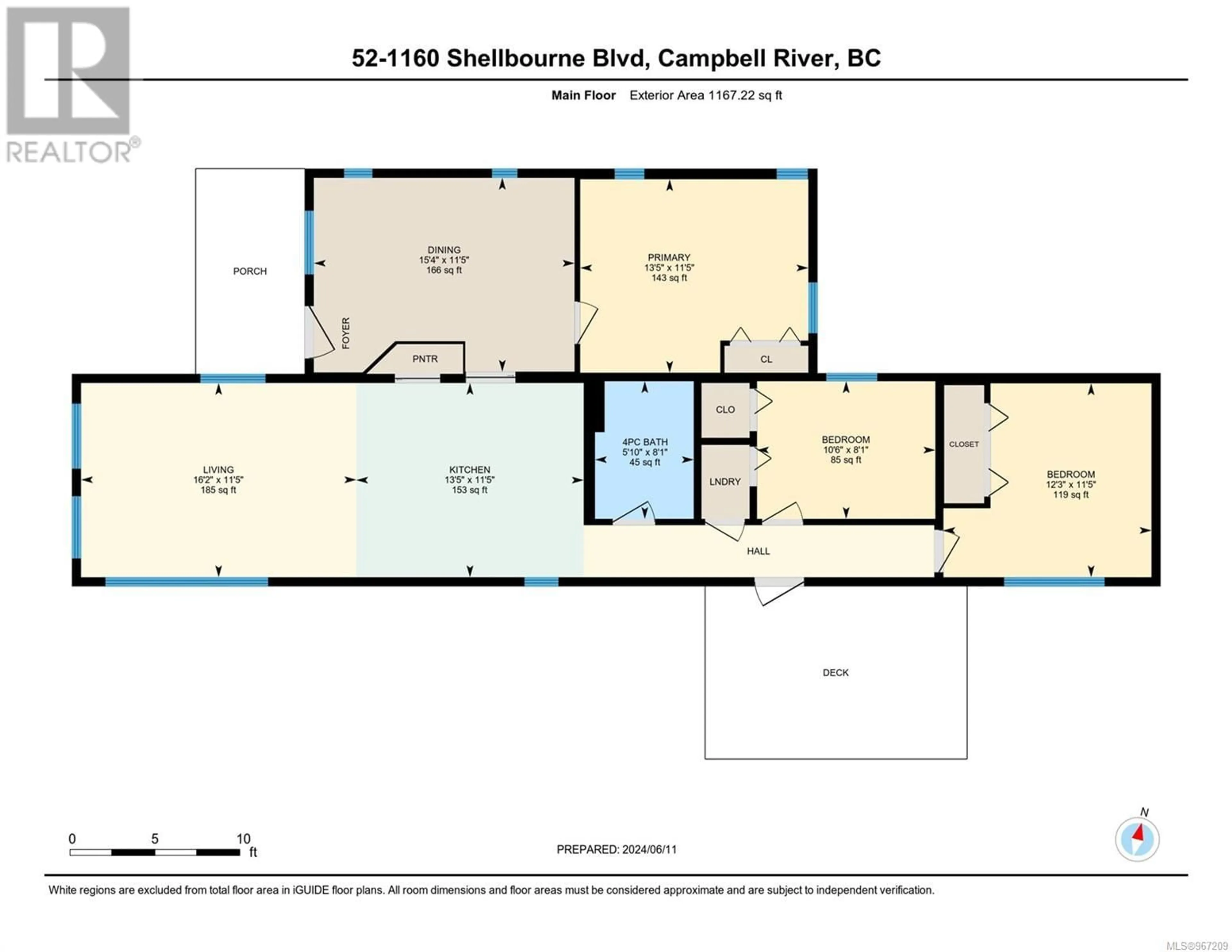 Floor plan for 52 1160 Shellbourne Blvd, Campbell River British Columbia V9W5G5