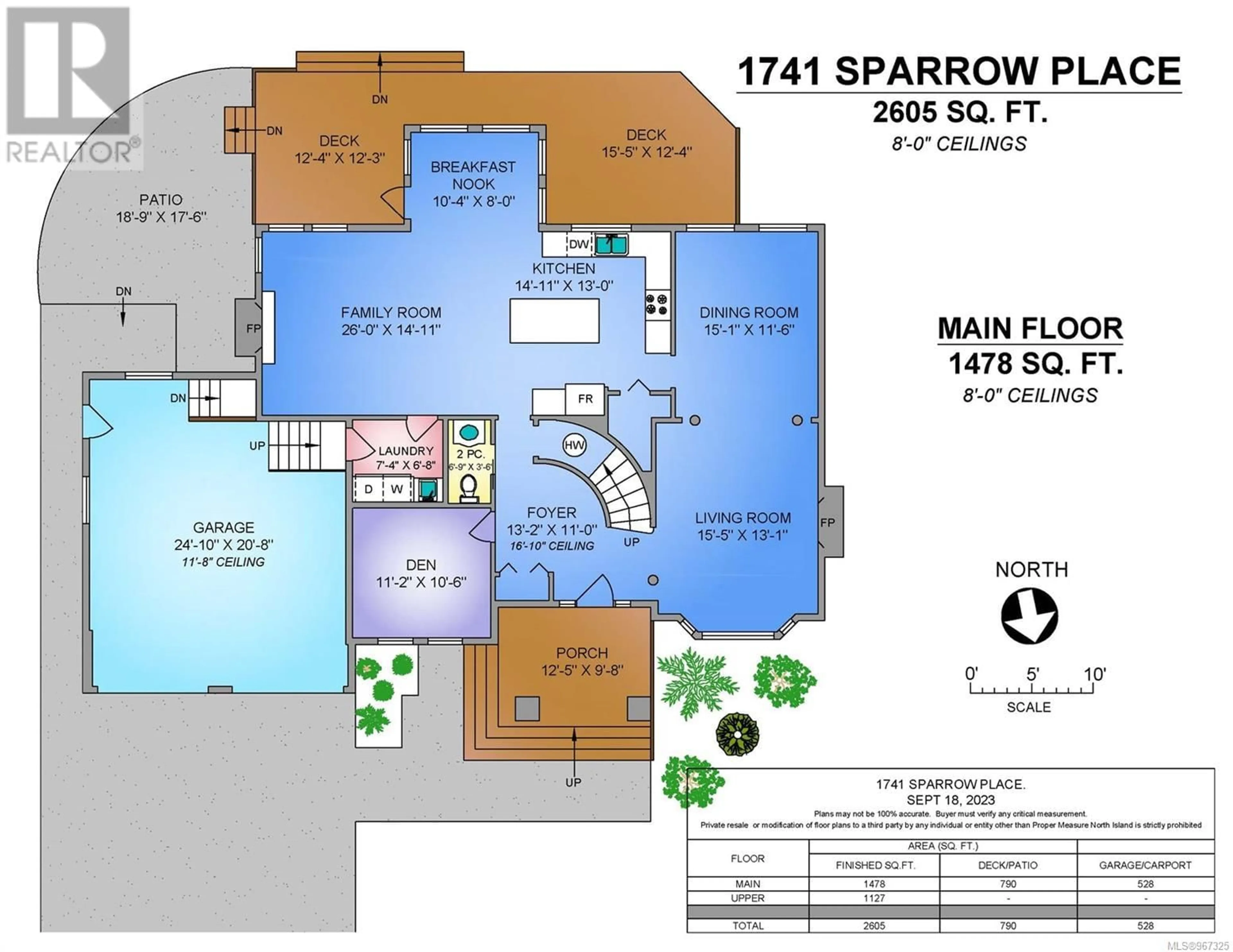 Floor plan for 1741 Sparrow Pl, Courtenay British Columbia V9N9A8