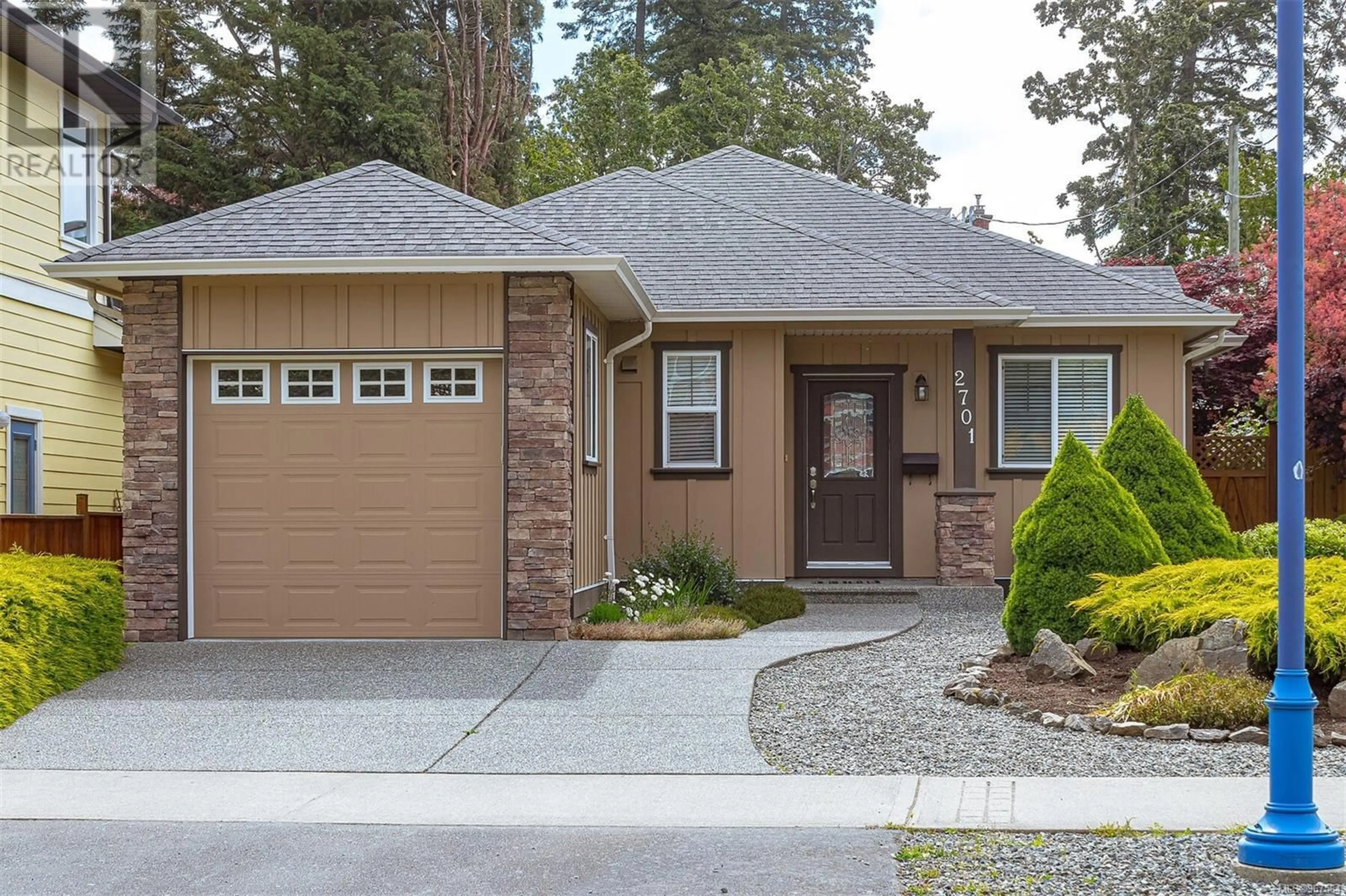 Home with brick exterior material for 2701 Rainville Rd, Langford British Columbia V9B3N2
