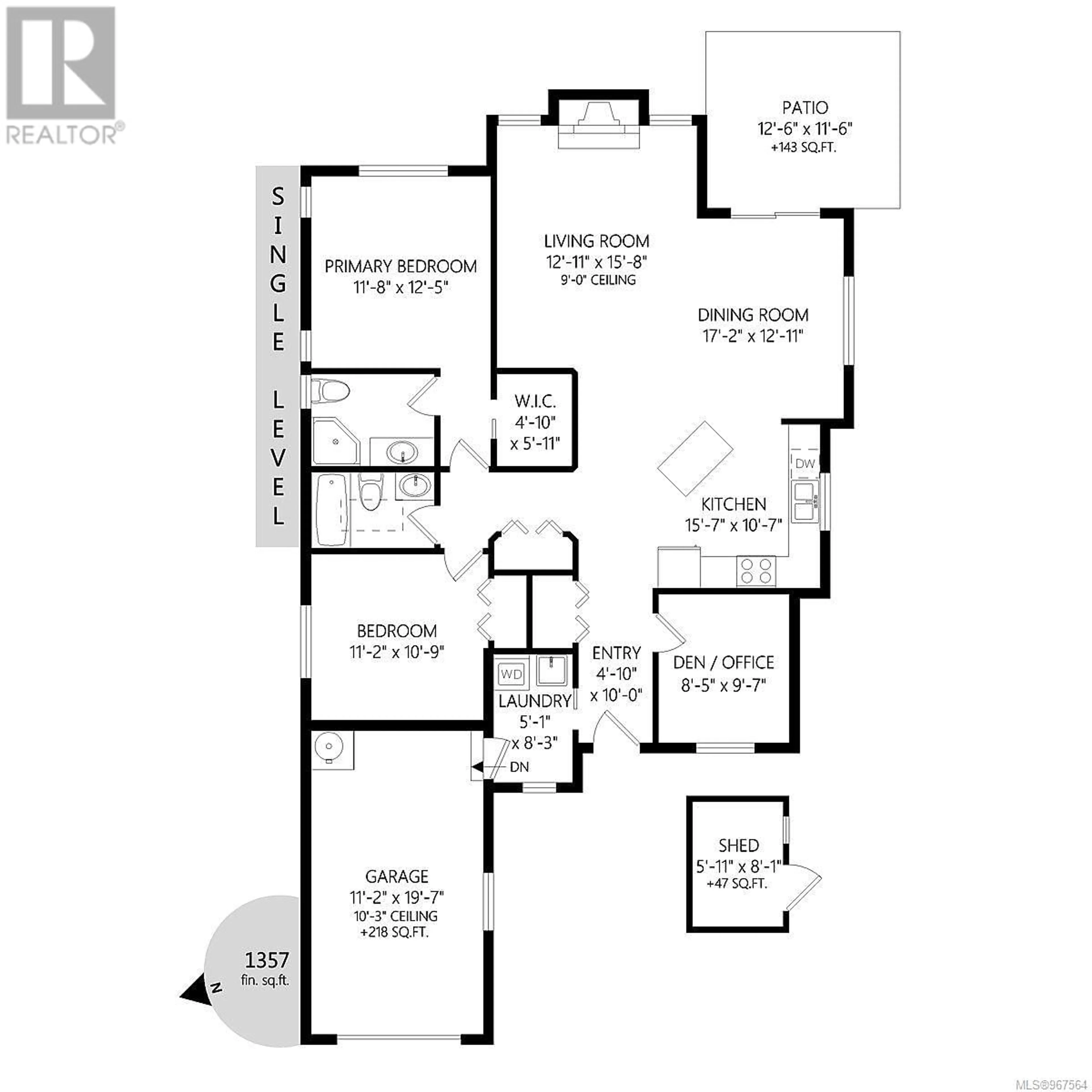 Floor plan for 2701 Rainville Rd, Langford British Columbia V9B3N2