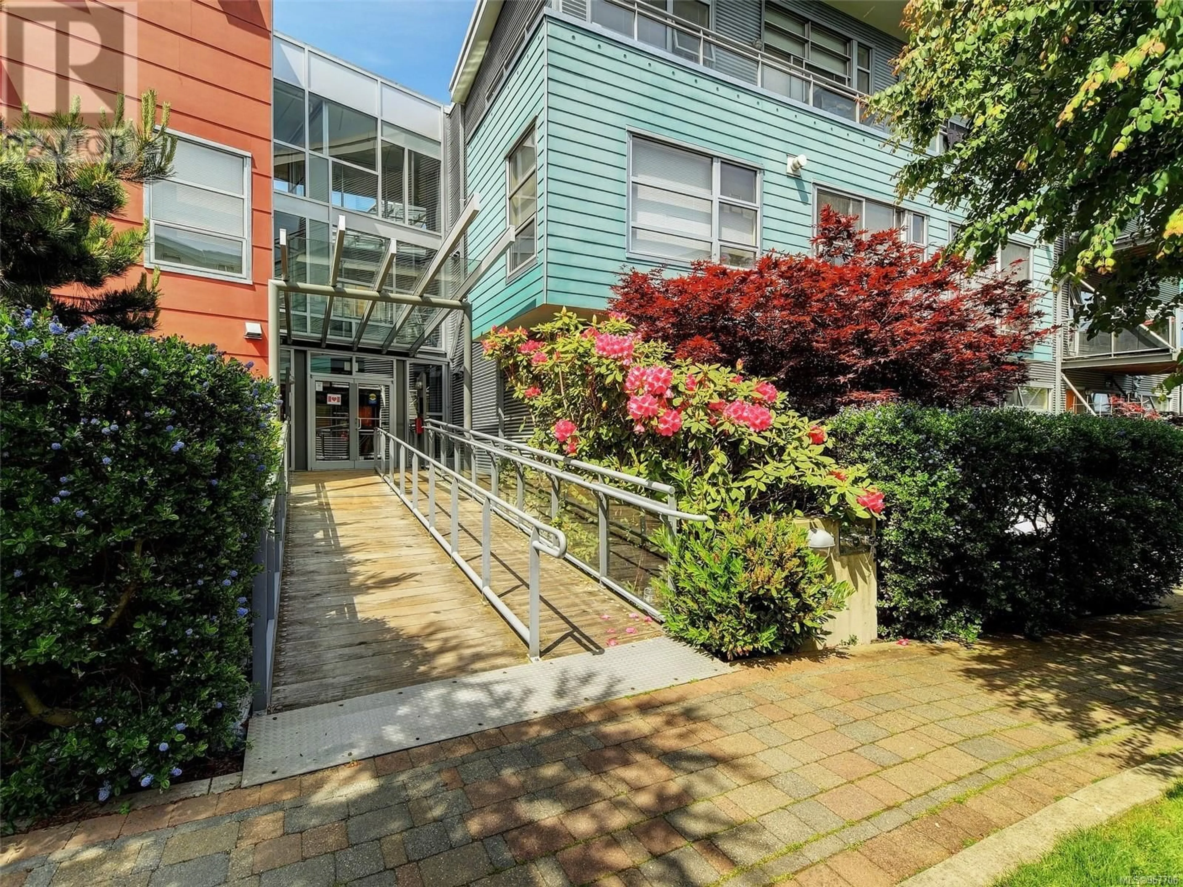 A pic from exterior of the house or condo for 307 90 Regatta Landing, Victoria British Columbia V9B2P4