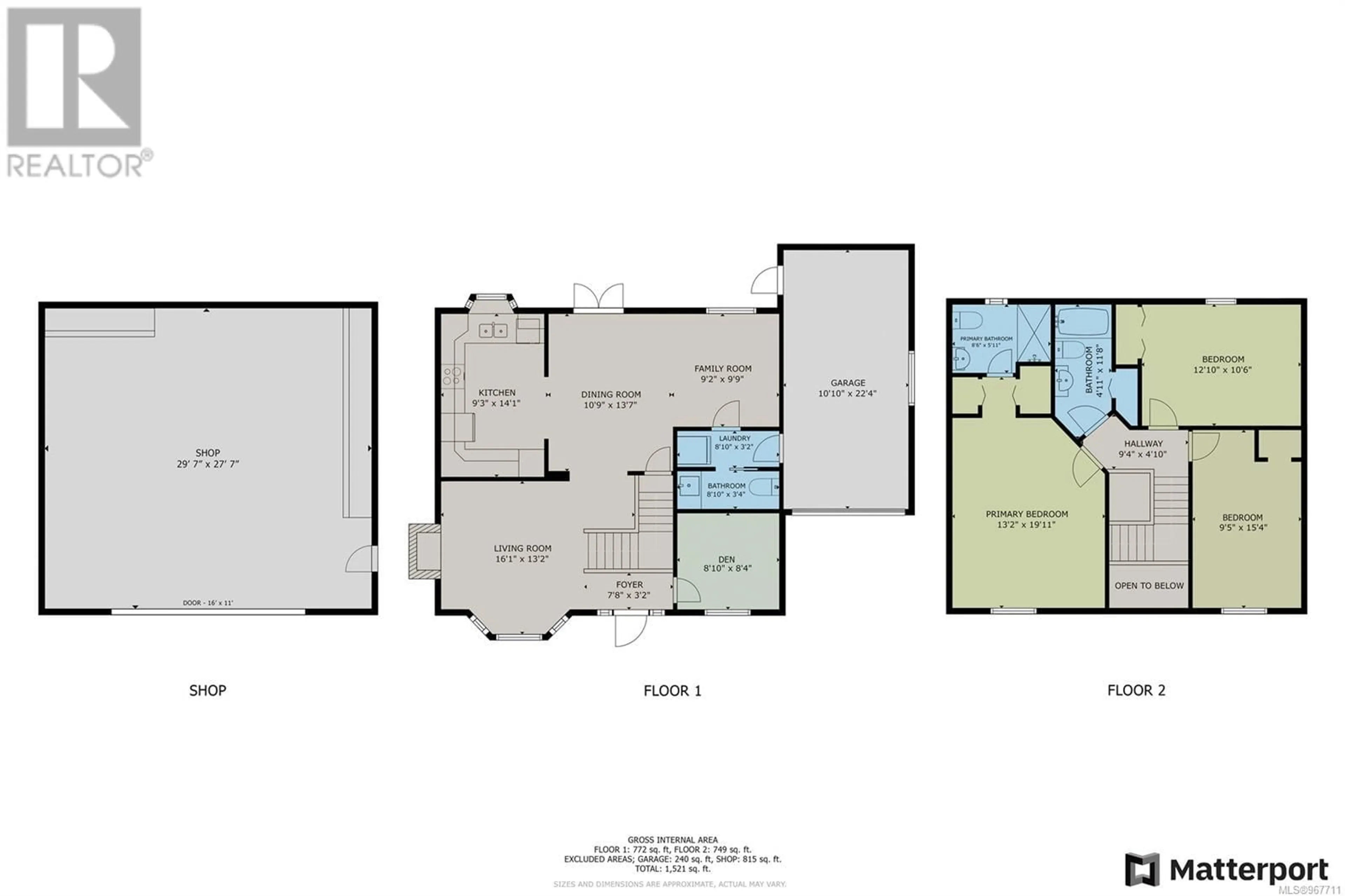 Floor plan for 771 Erickson Rd, Campbell River British Columbia V9W1S9