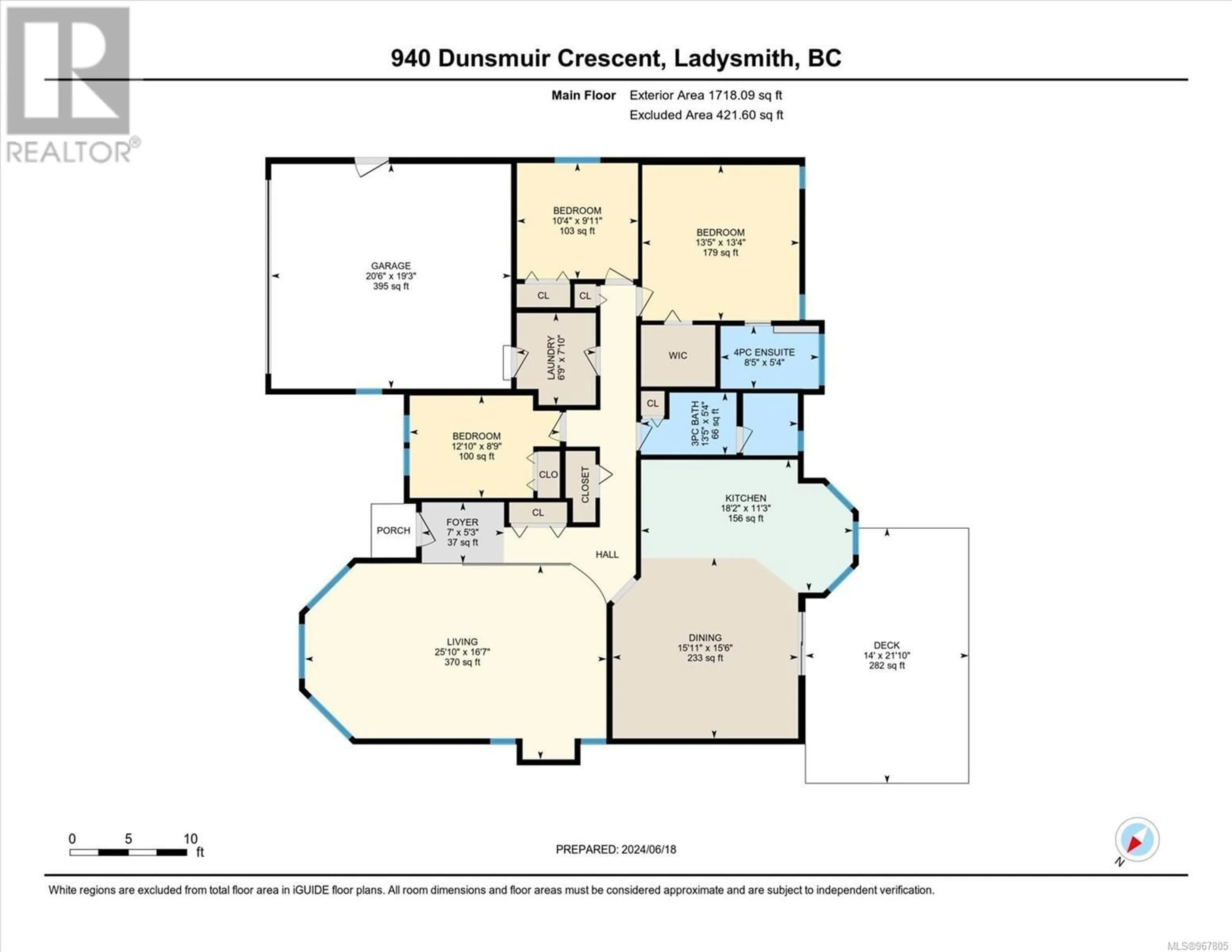 Floor plan for 940 Dunsmuir Cres, Ladysmith British Columbia V9G1N7