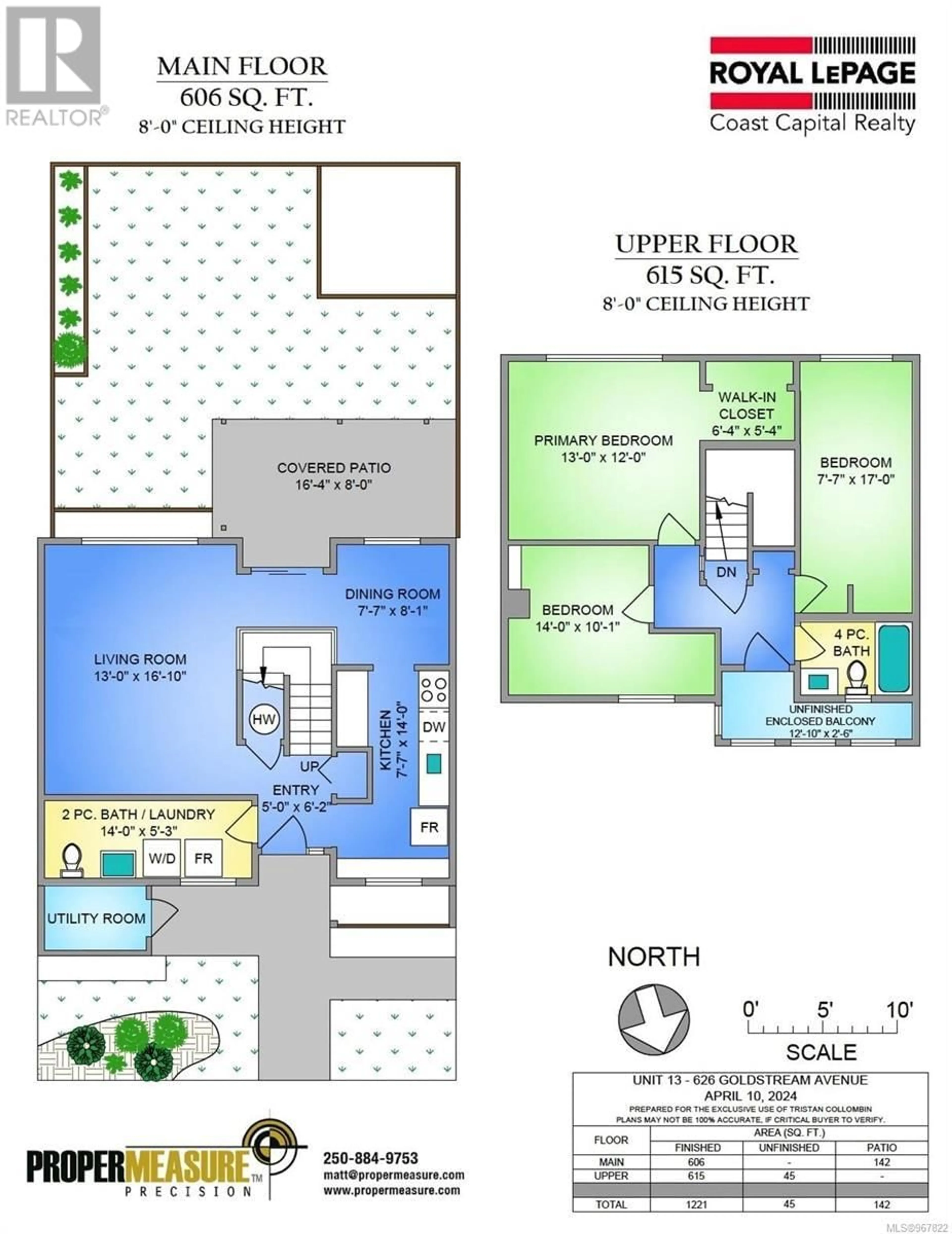 Floor plan for 13 626 Goldstream Ave, Langford British Columbia V9B2W8