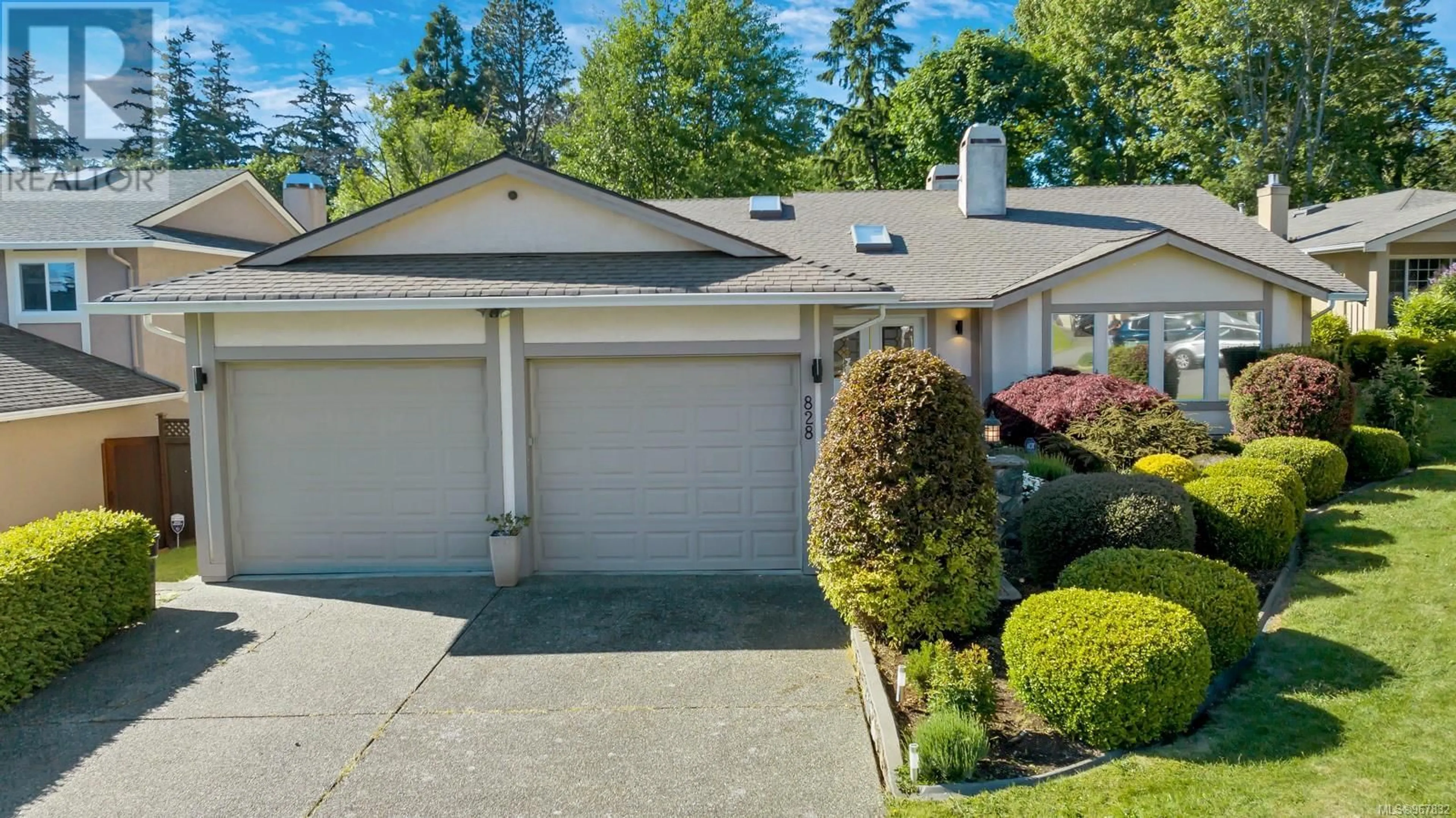 Frontside or backside of a home for 828 Royal Wood Pl, Saanich British Columbia V8Y3C2