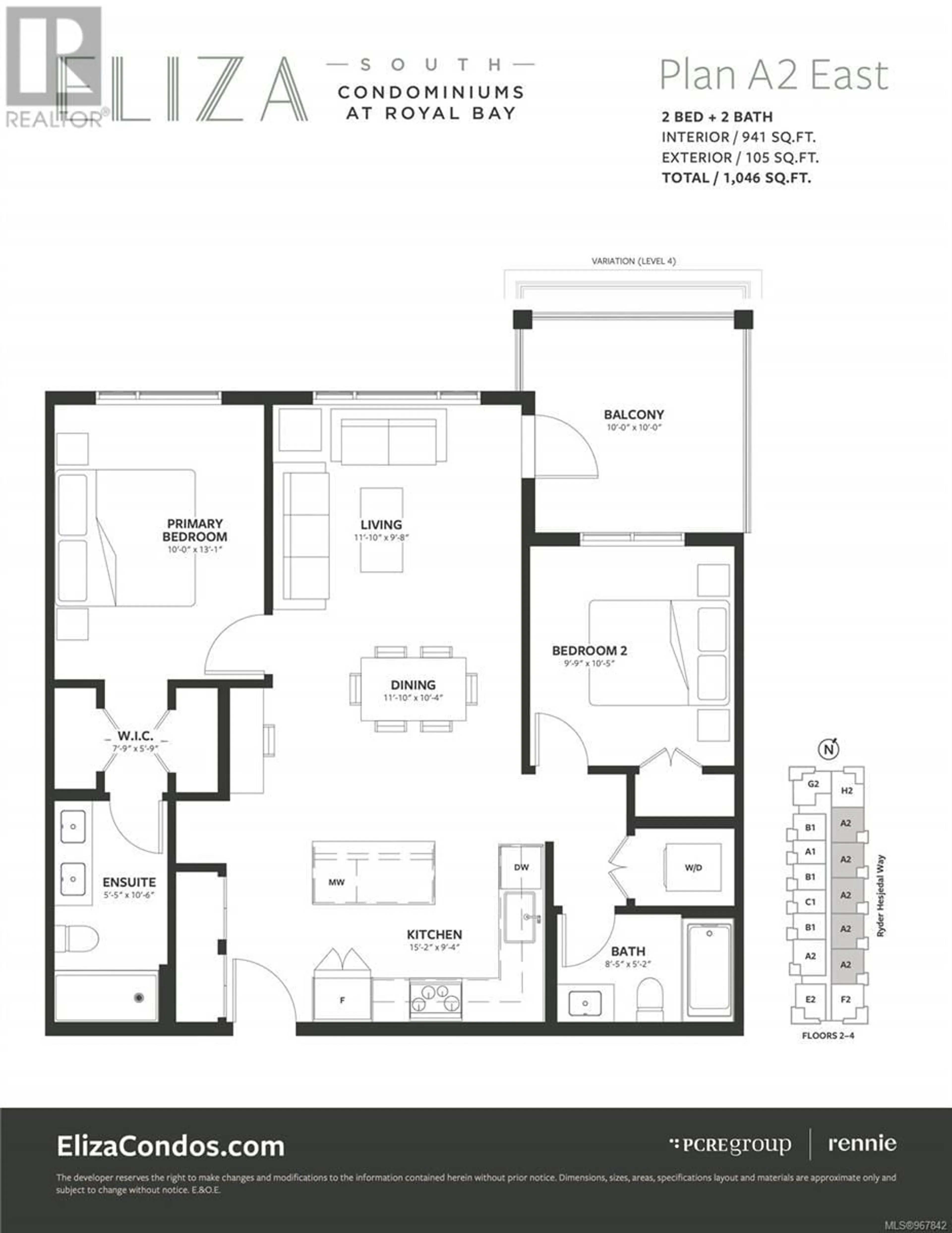 Floor plan for 409S 3564 Ryder Hesjedal Way, Colwood British Columbia V9C3A1