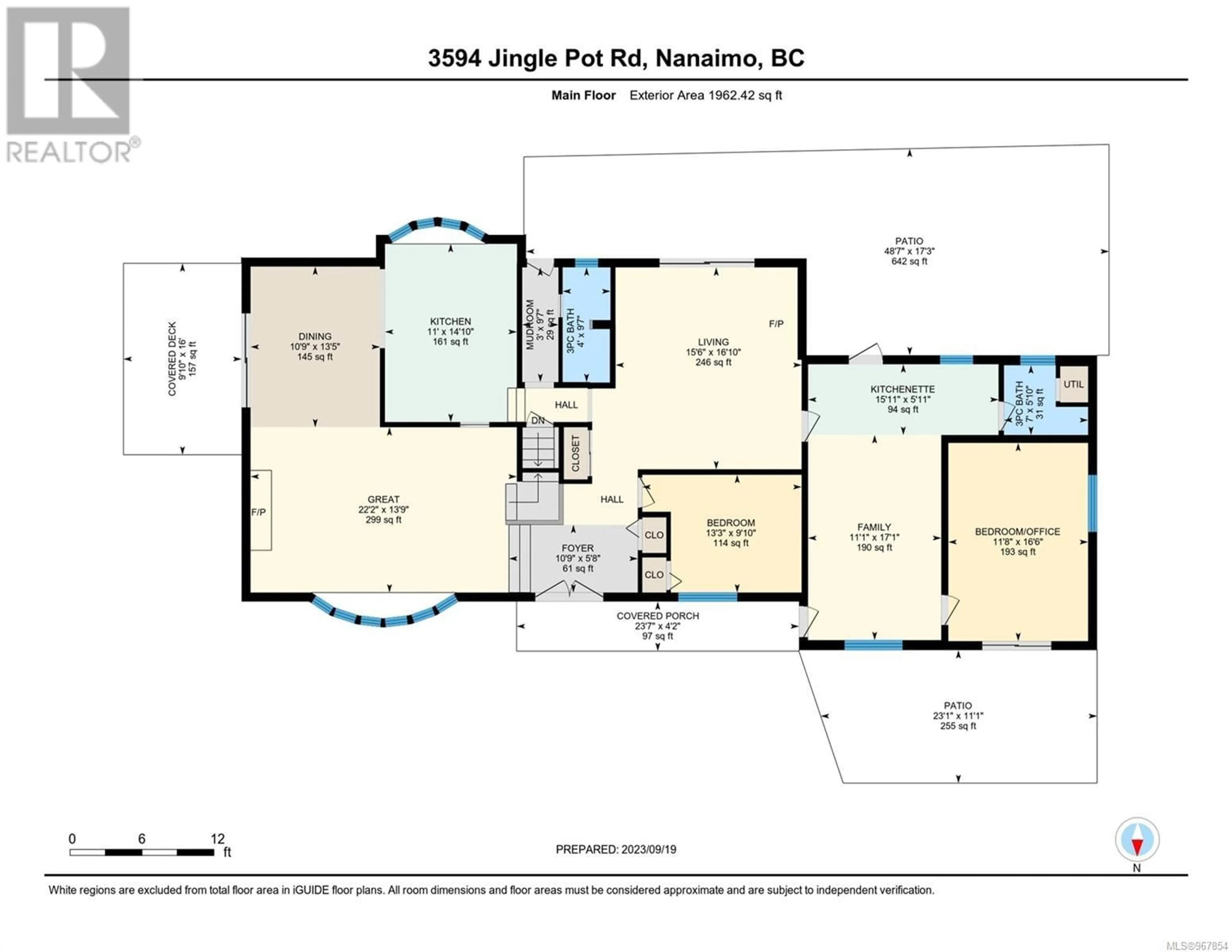 Floor plan for 3594 Jingle Pot Rd, Nanaimo British Columbia V9R6X4