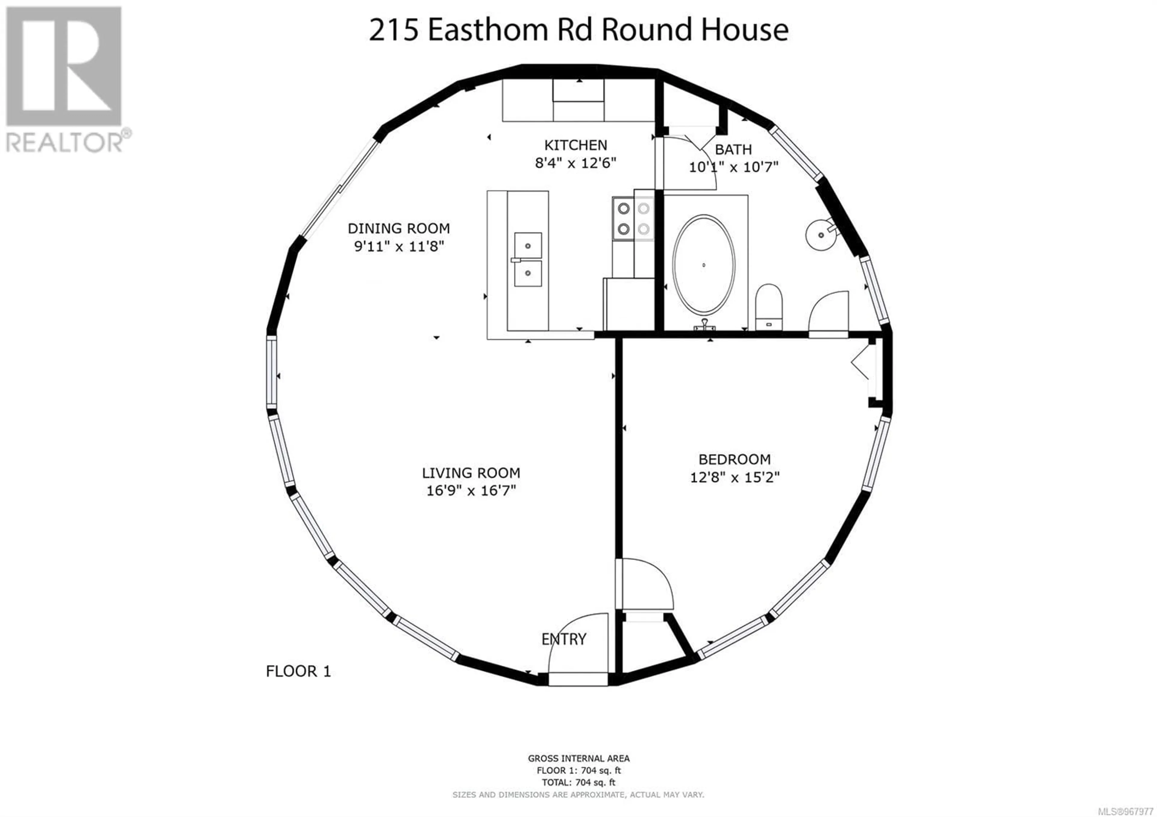 Floor plan for 215 Easthom Rd, Gabriola Island British Columbia V0R1X2