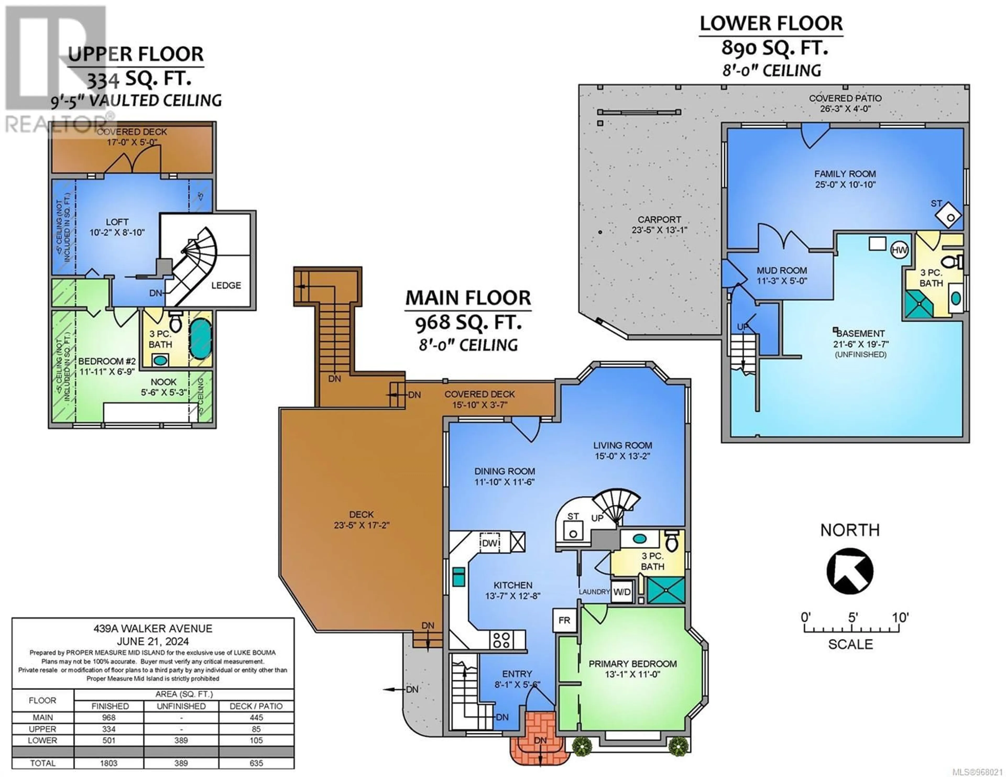 Floor plan for 439A Walker Ave, Ladysmith British Columbia V9G1V7