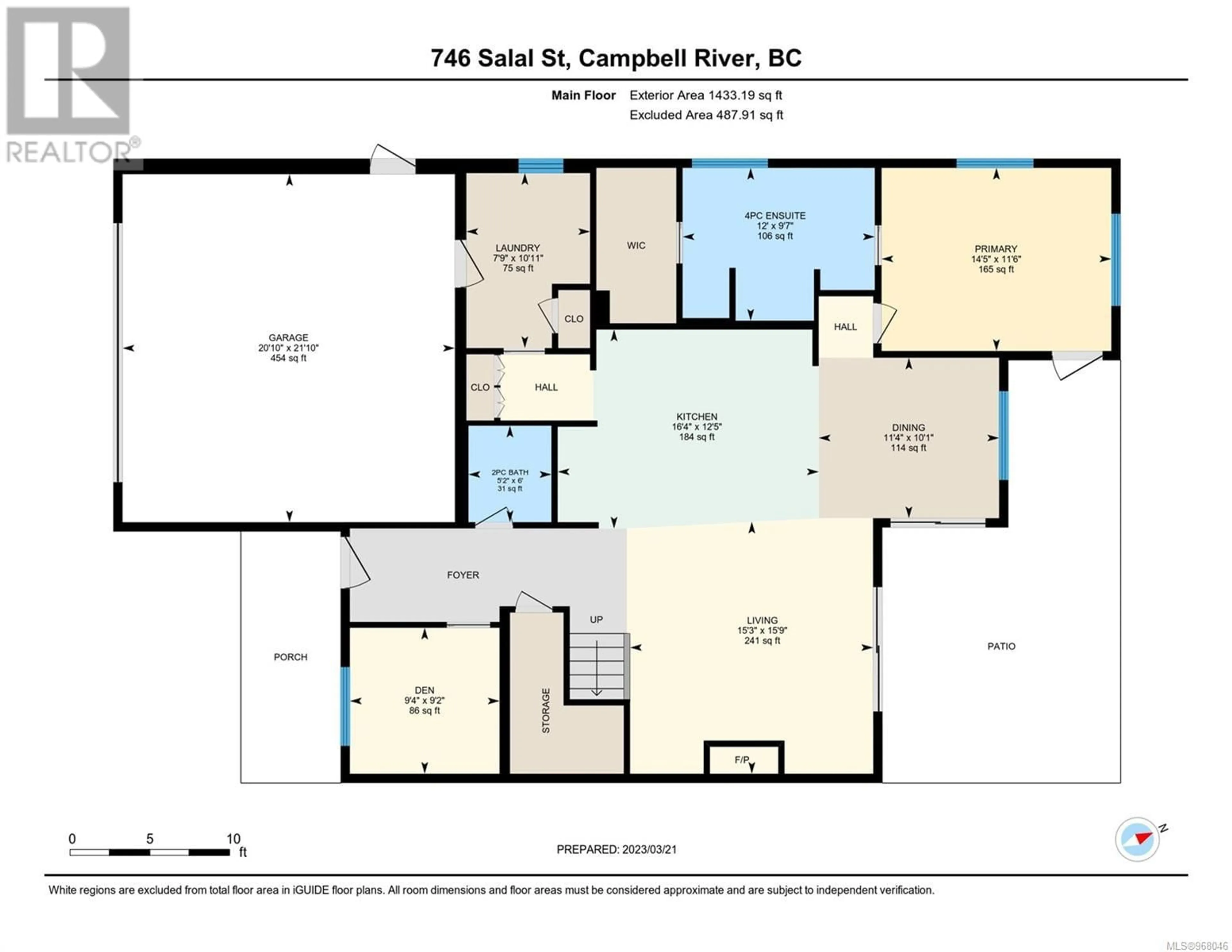 Floor plan for 746 Salal St, Campbell River British Columbia V9H0E6
