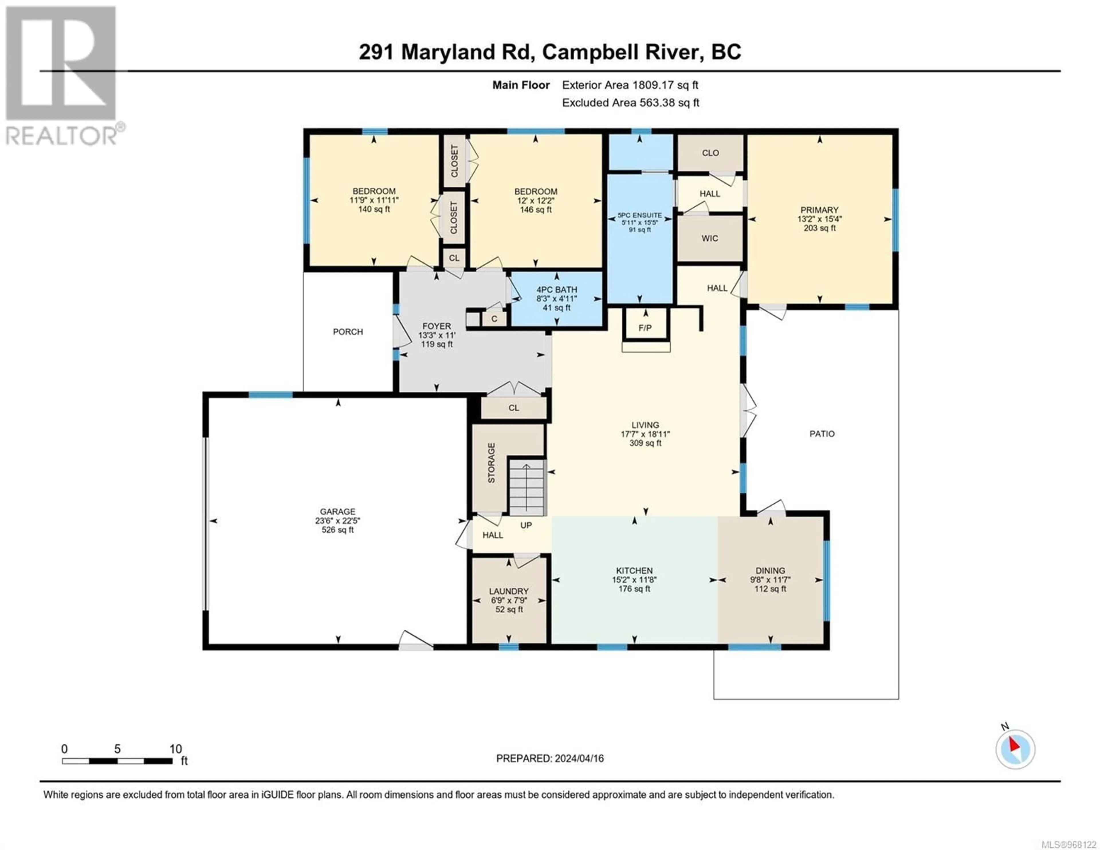 Floor plan for 291 Maryland Rd, Campbell River British Columbia V9W8H5