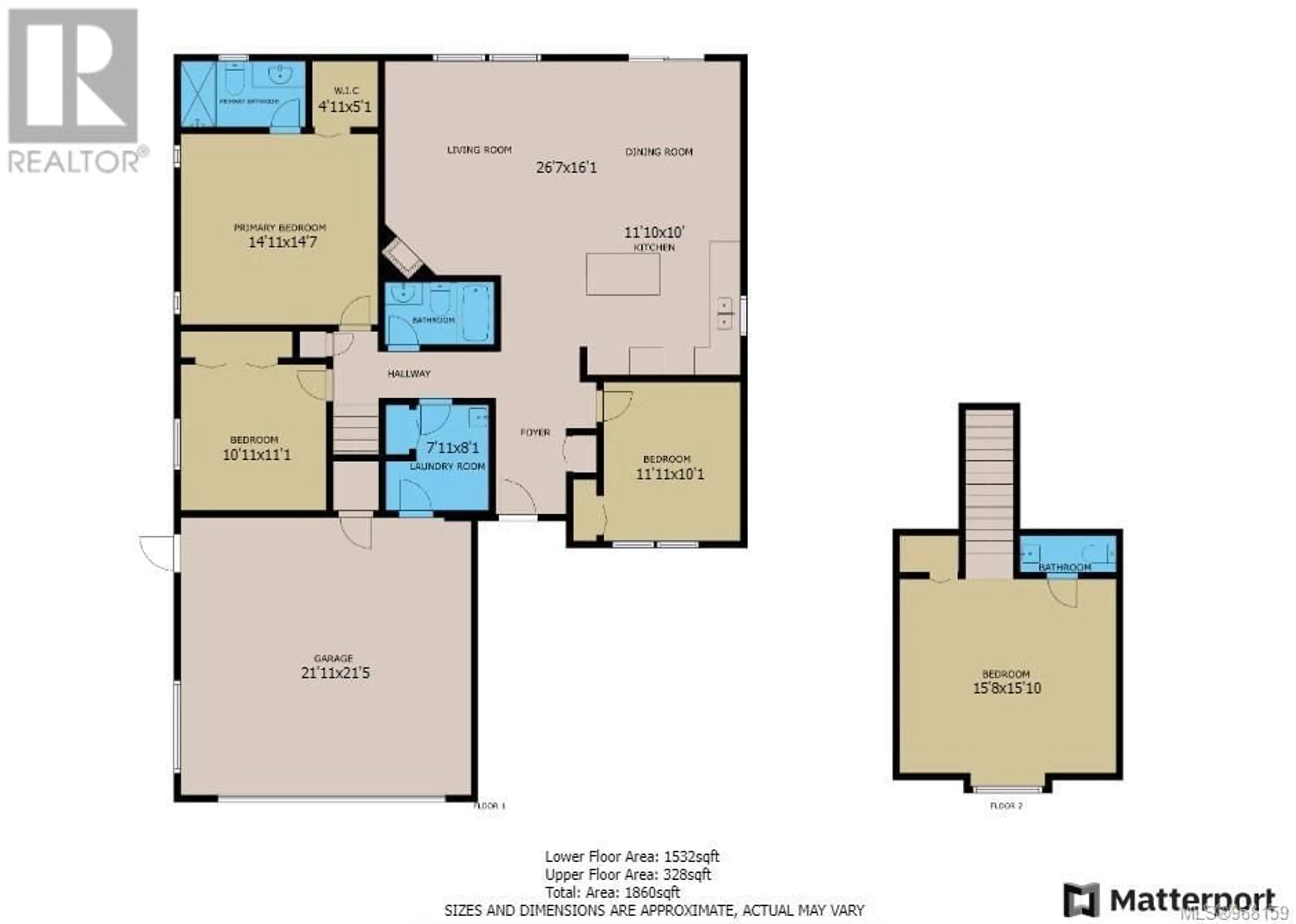 Floor plan for 723 Salmonberry St, Campbell River British Columbia V9H0G1