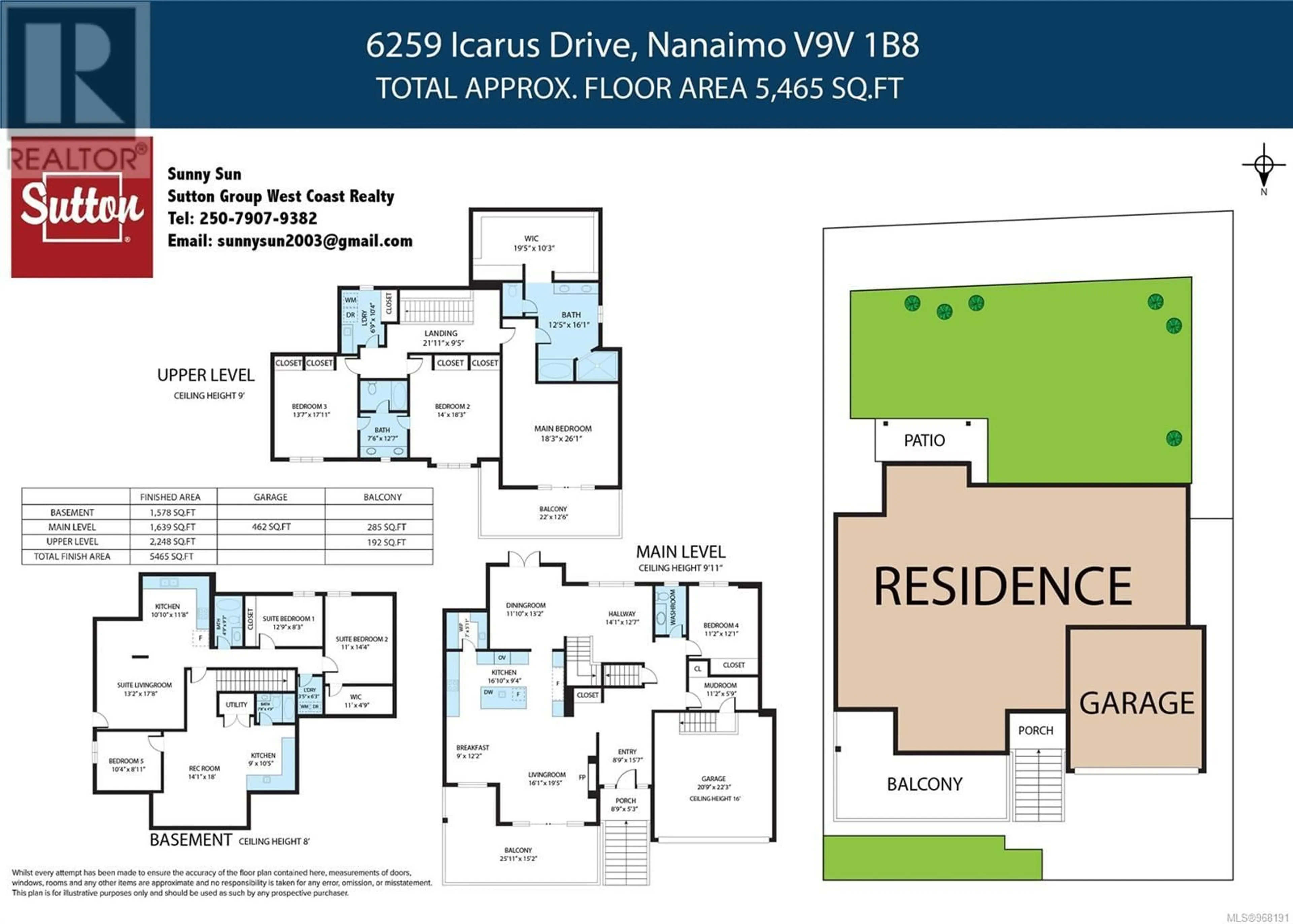 Floor plan for 6259 Icarus Dr, Nanaimo British Columbia V9V1B8