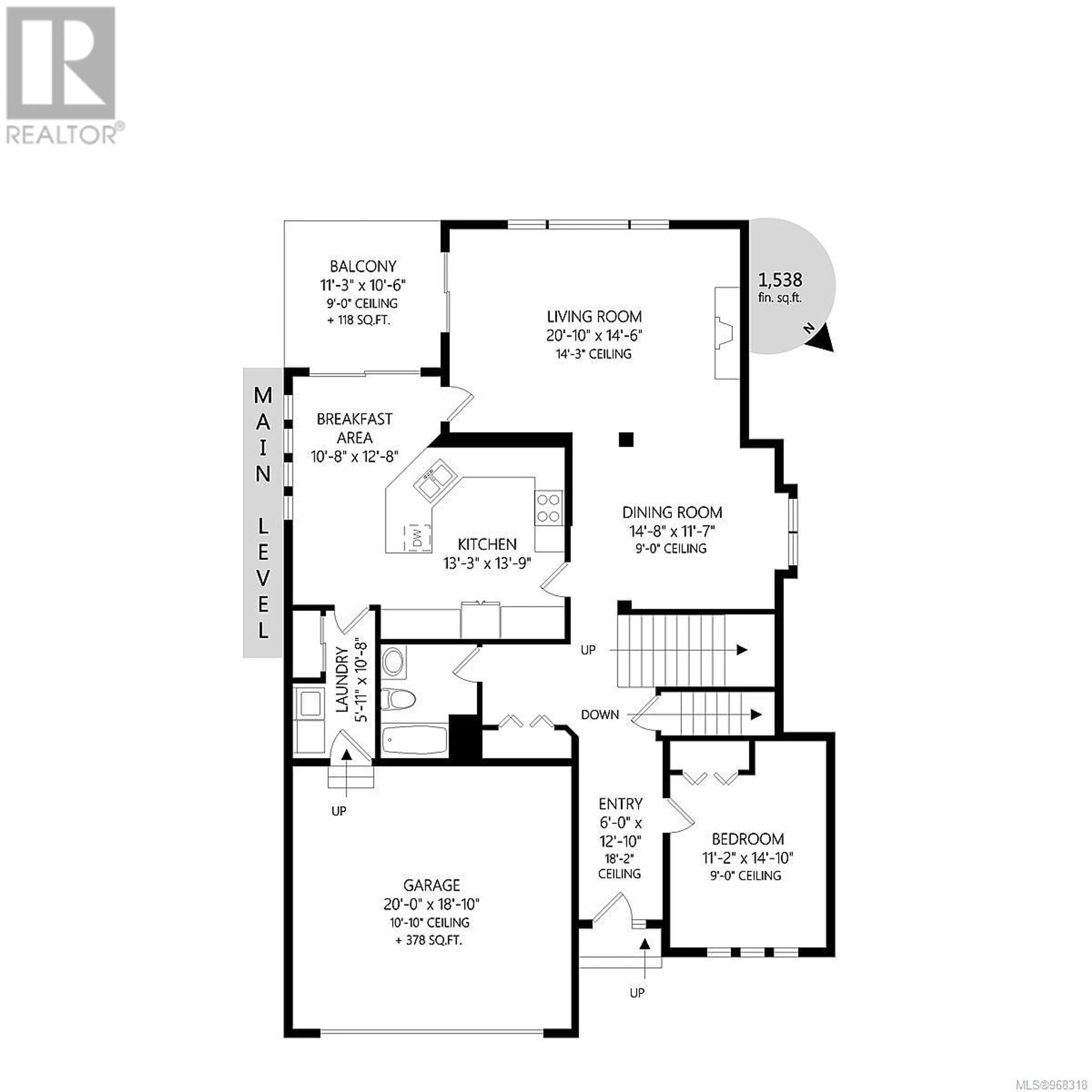 Floor plan for 2200 Harrow Gate, Langford British Columbia V9B0B9